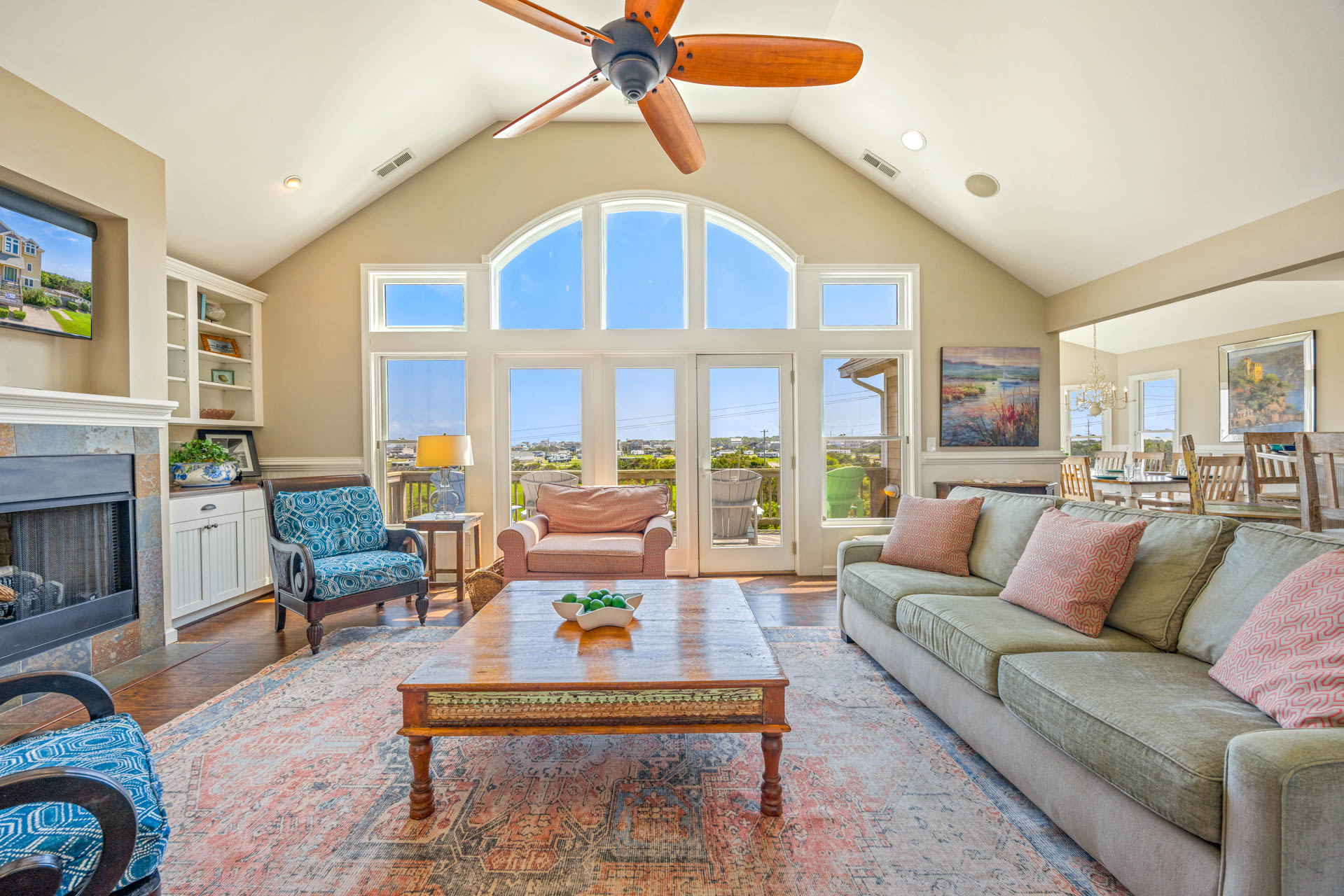 Surf Or Sound Realty 734 Hi View Great Room 2