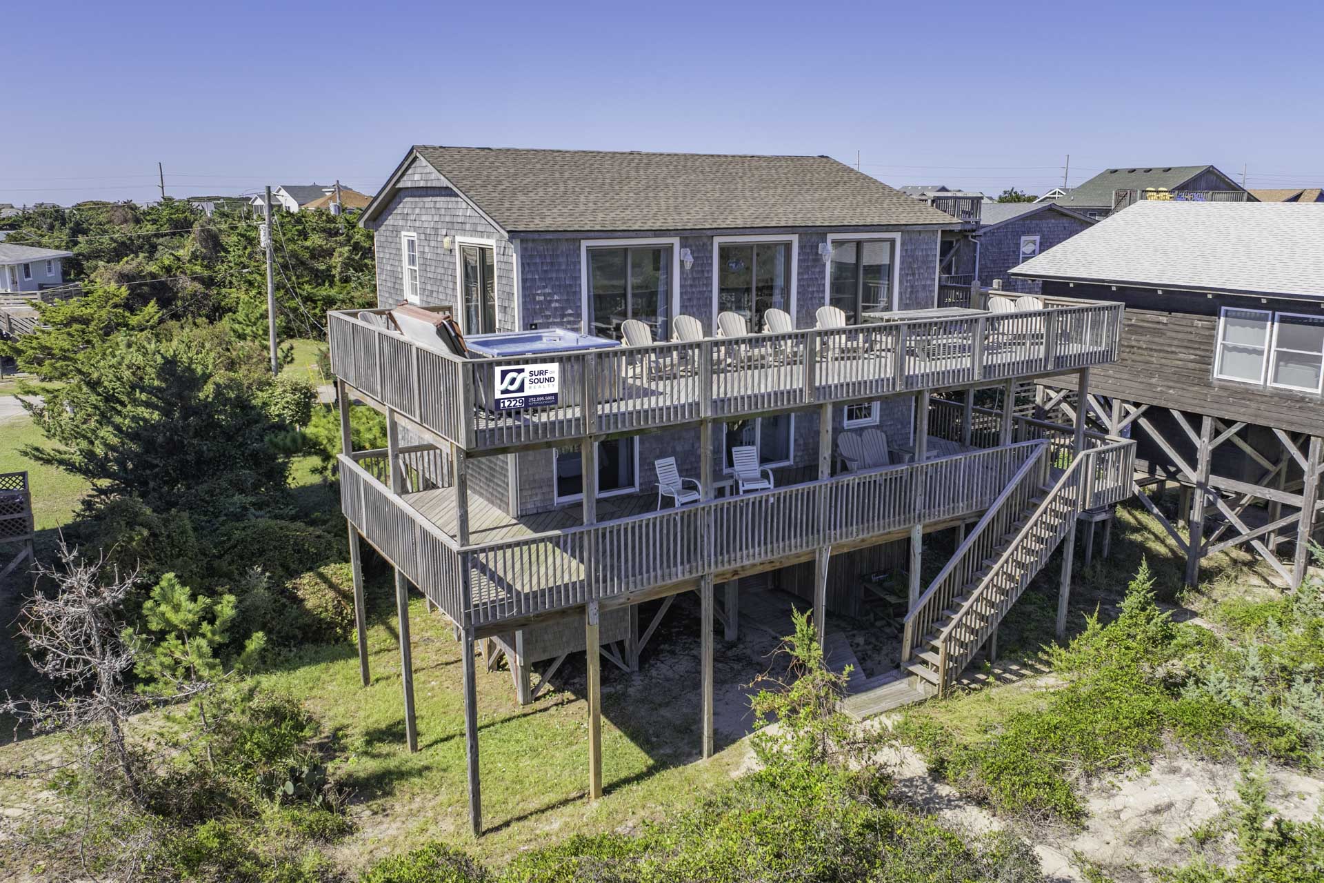 Surf Or Sound Realty 1229 Kinnakeet Dunes Exterior 8 2