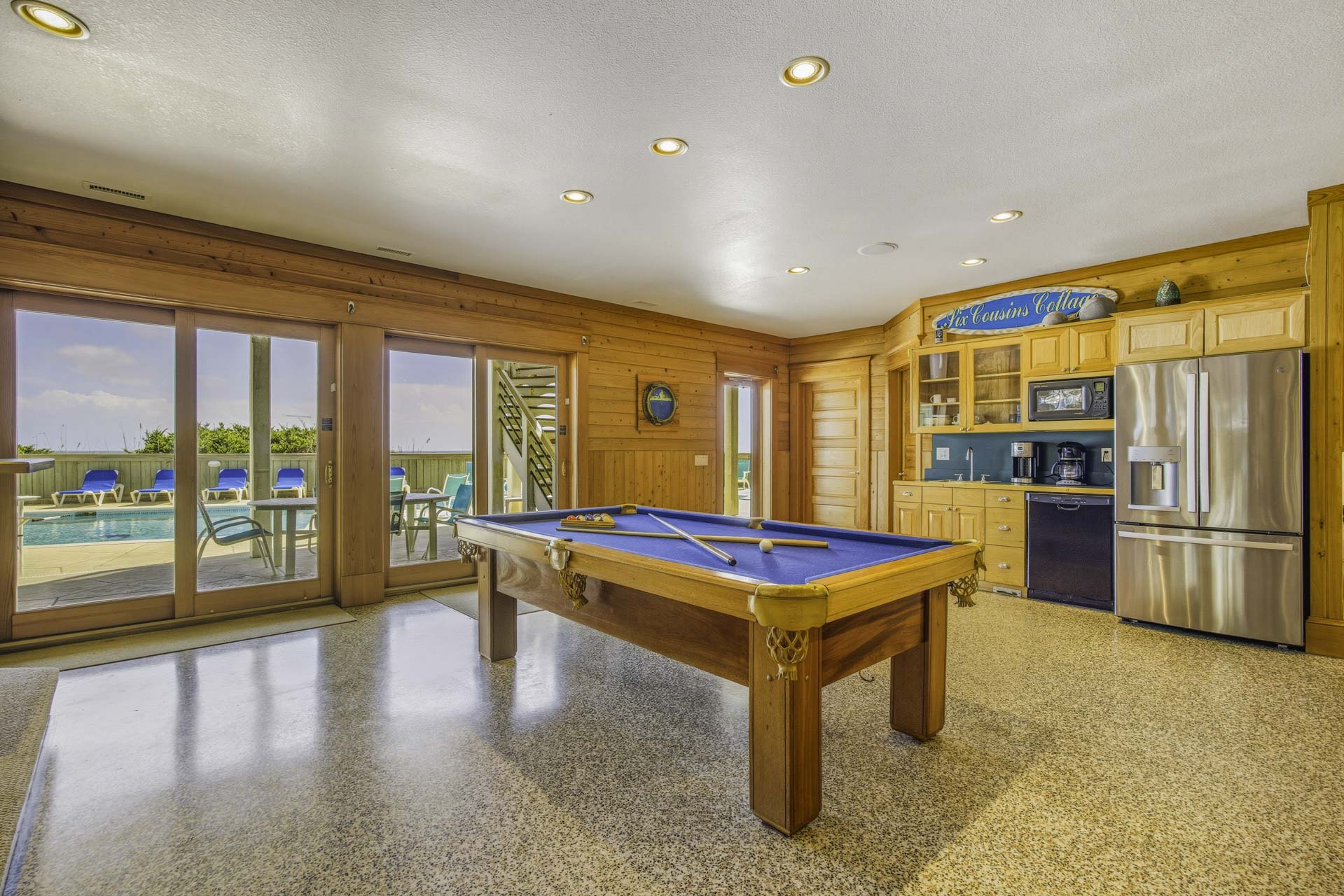 Surf Or Sound Realty 603 Seven Cousins Cottage Game Room 2