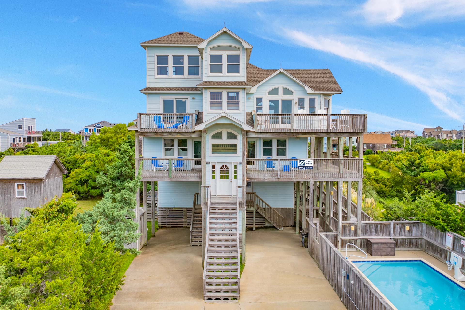 Surf Or Sound Realty 1260 Bangarang Beach House Exterior 1