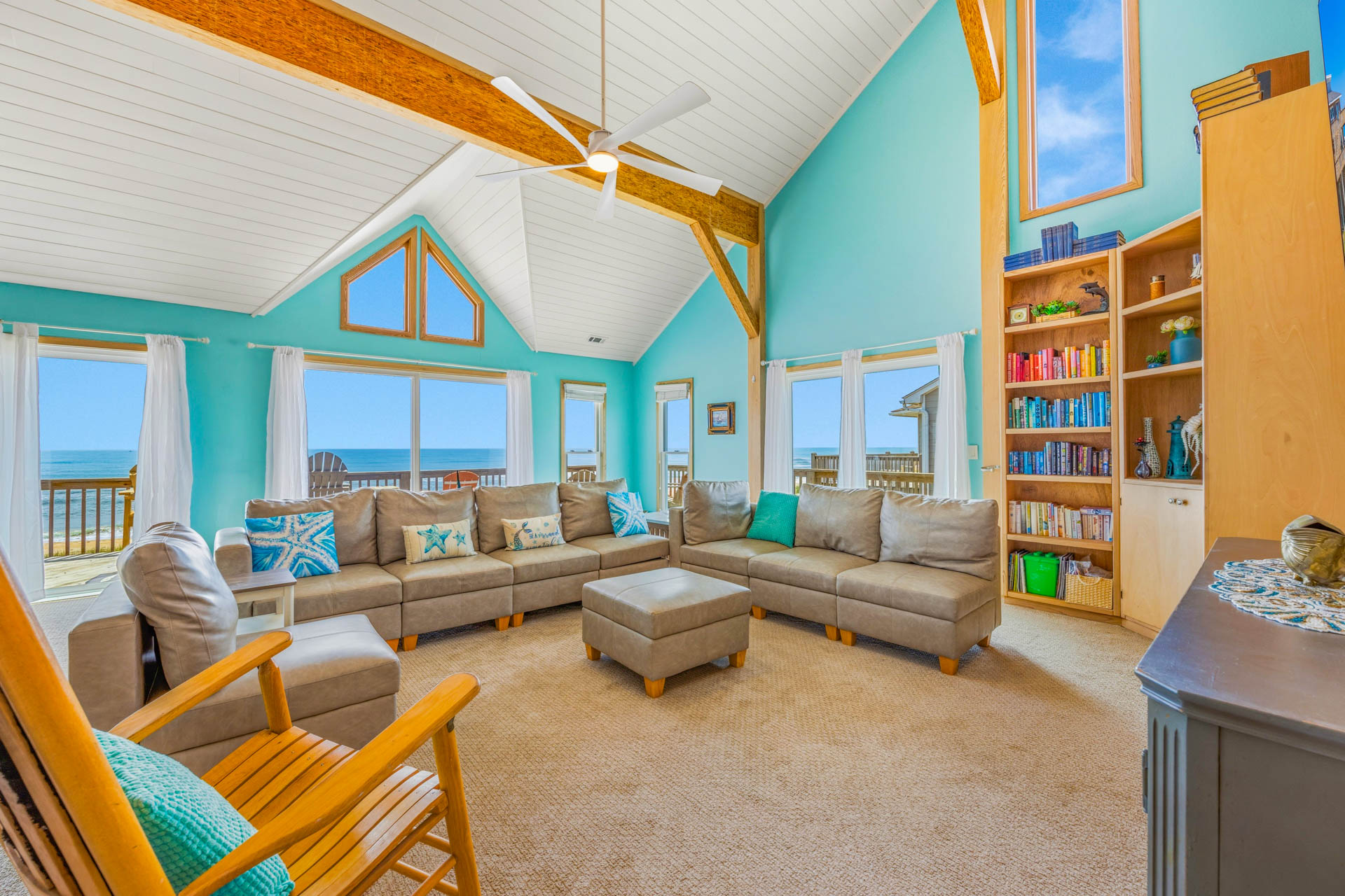 Surf Or Sound Realty 1246 Star Kissed Great Room 1