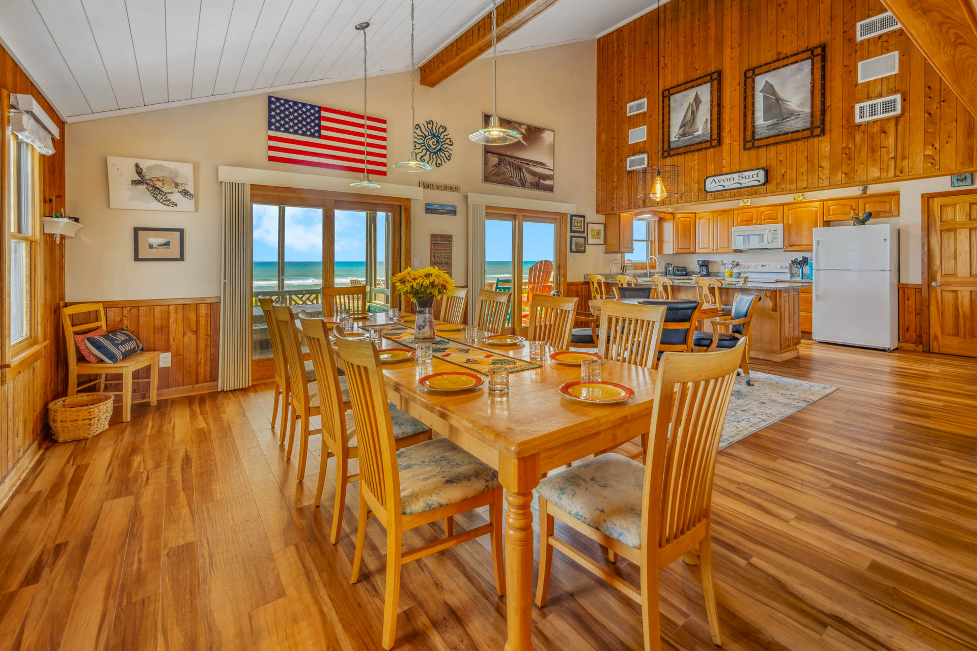 Surf Or Sound Realty 831 Avon Surf Dining Area 1