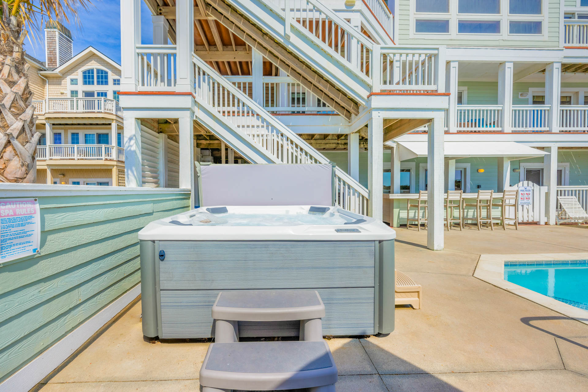 Surf Or Sound Realty 1126 Splash Landing Hot Tub