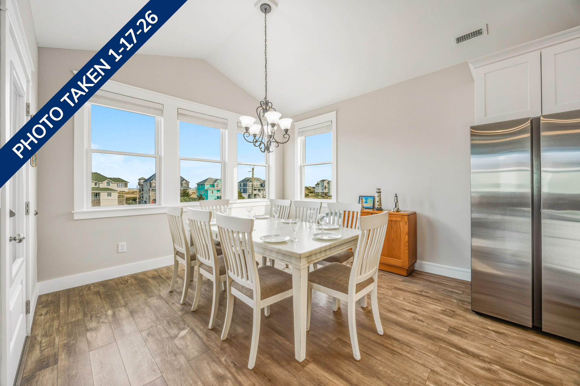 Surf Or Sound Realty 1240 Coastal Breeze Dining Area 3 Date