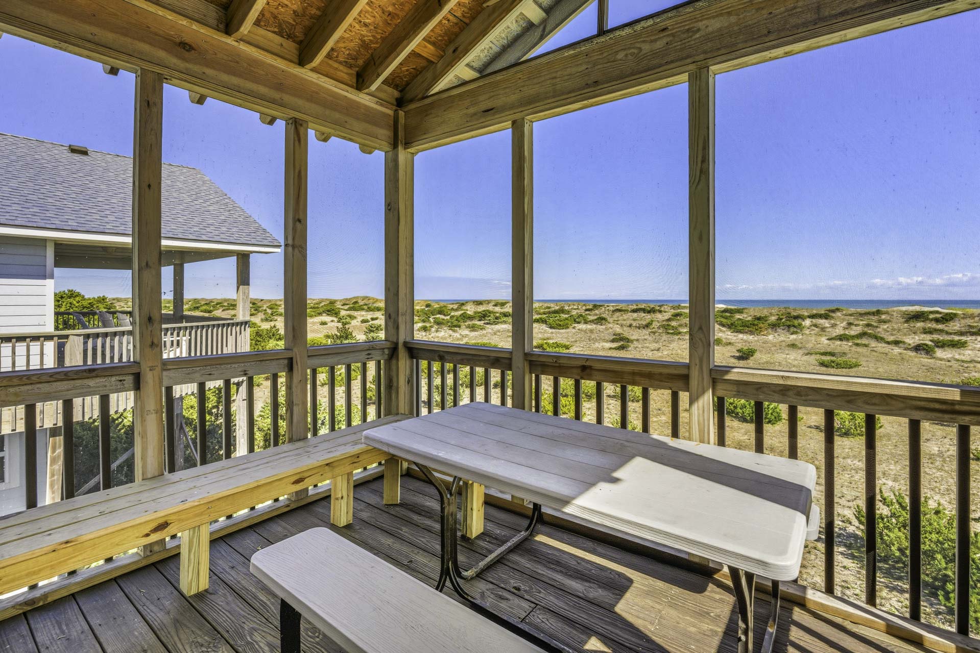 Surf Or Sound Realty 1230 Hideaway East Screened Porch 1