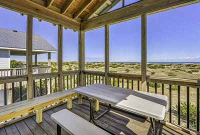 Surf Or Sound Realty 1230 Hideaway East Screened Porch 1