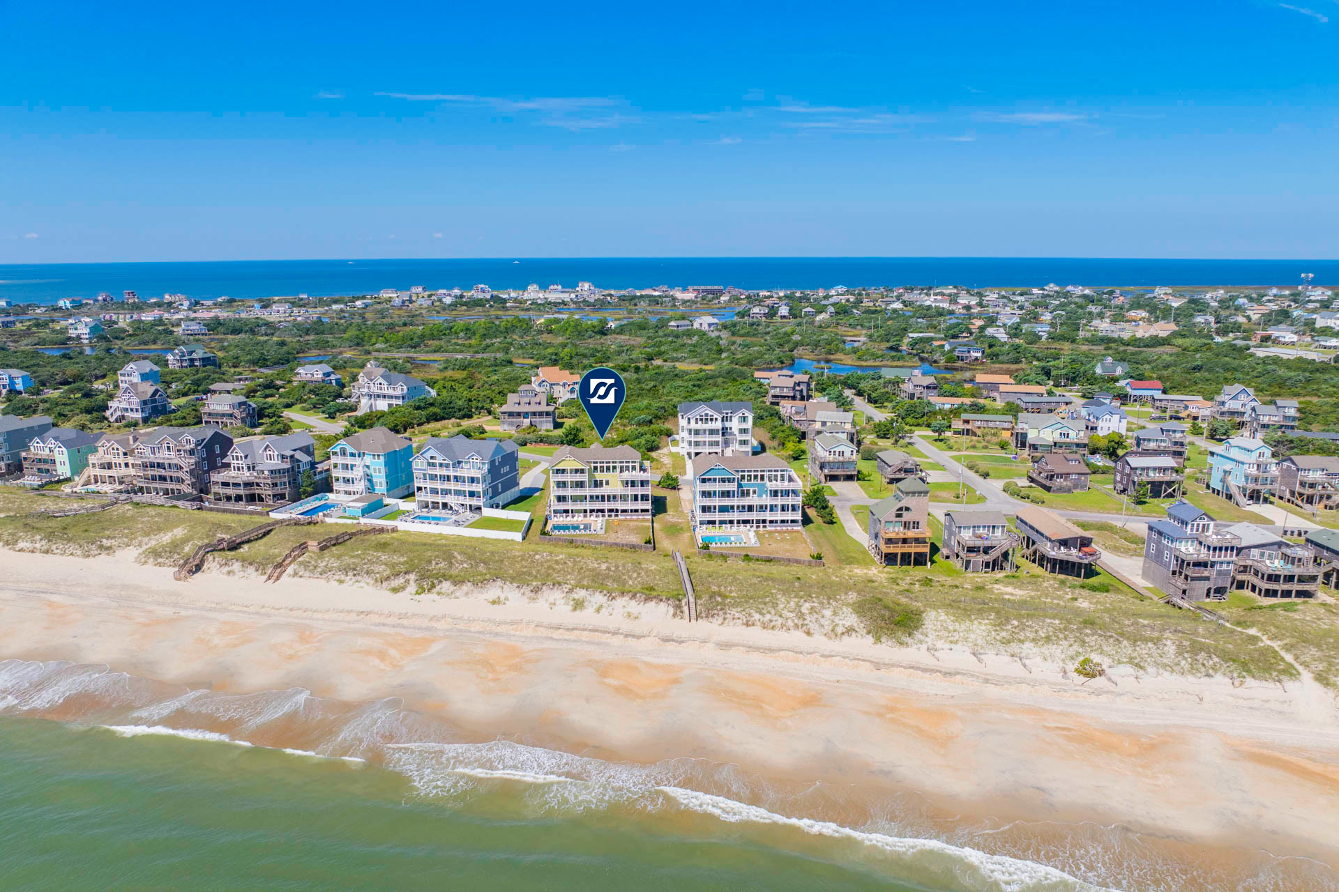 Surf Or Sound Realty 836 Hatteras Grander Exterior 8 Pin