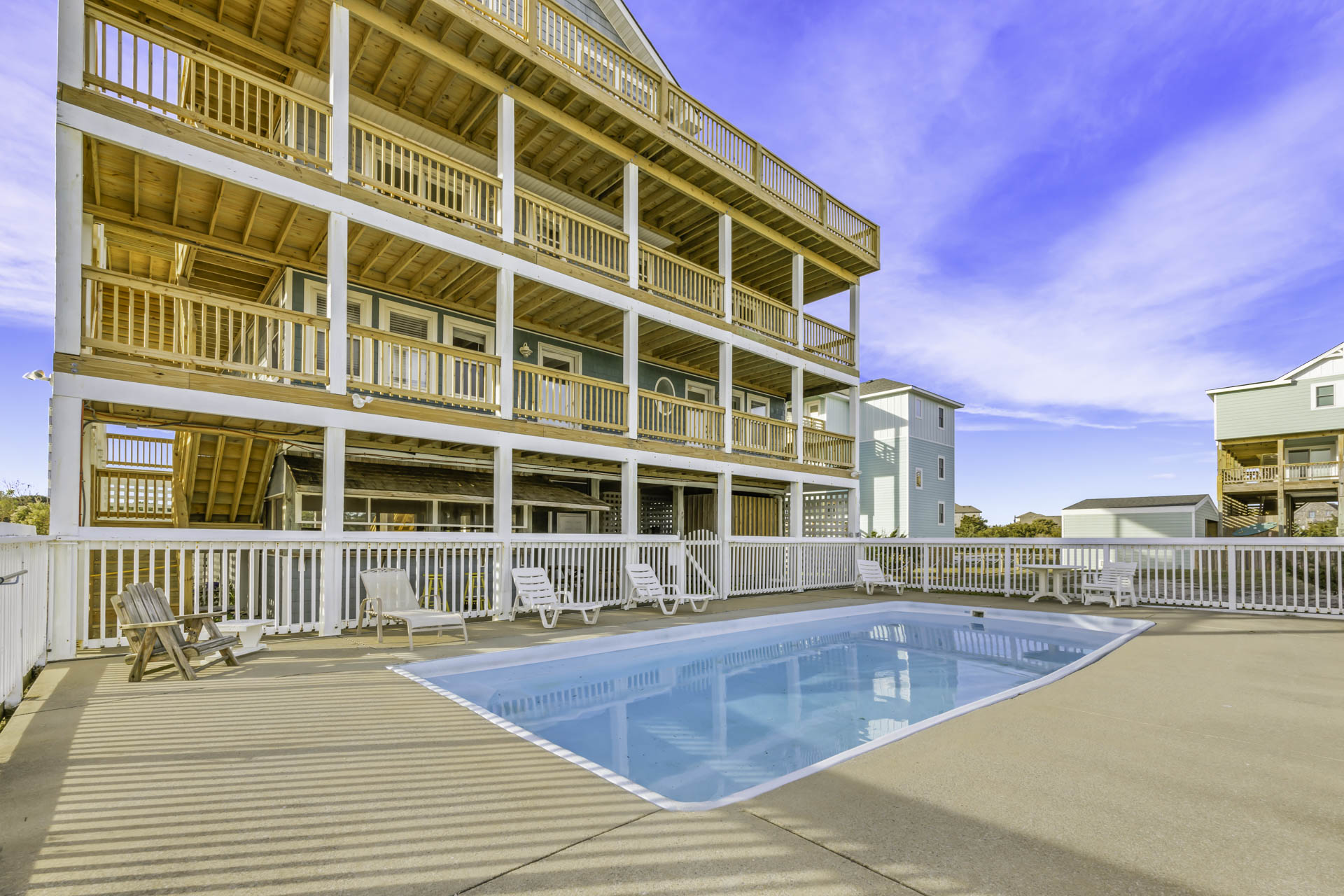 Surf Or Sound Realty 687 The Scotch Retreat Pool Area 3