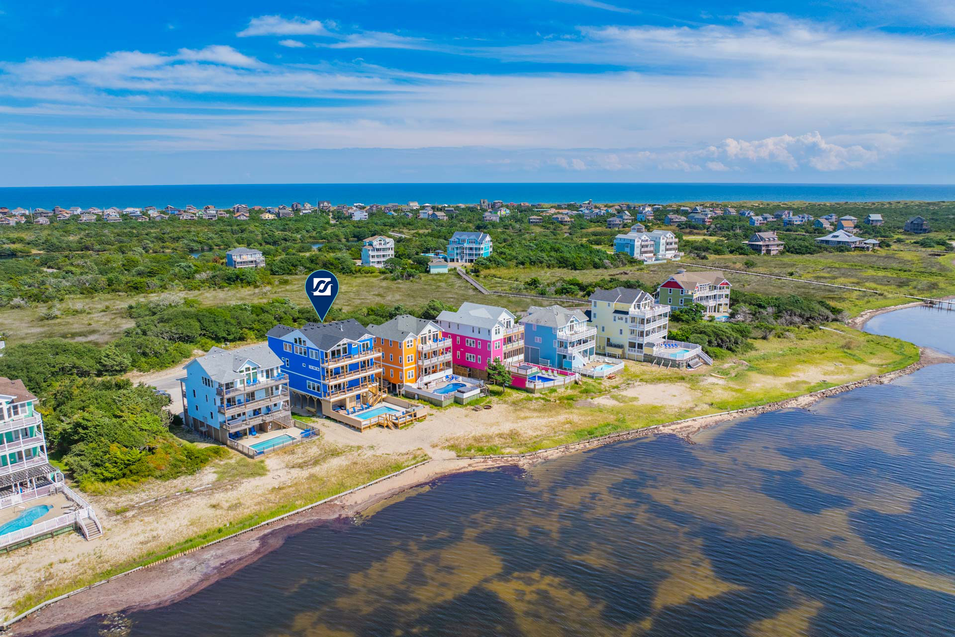 Surf Or Sound Realty 1204 Ocean's 12 Exterior 26 Pin