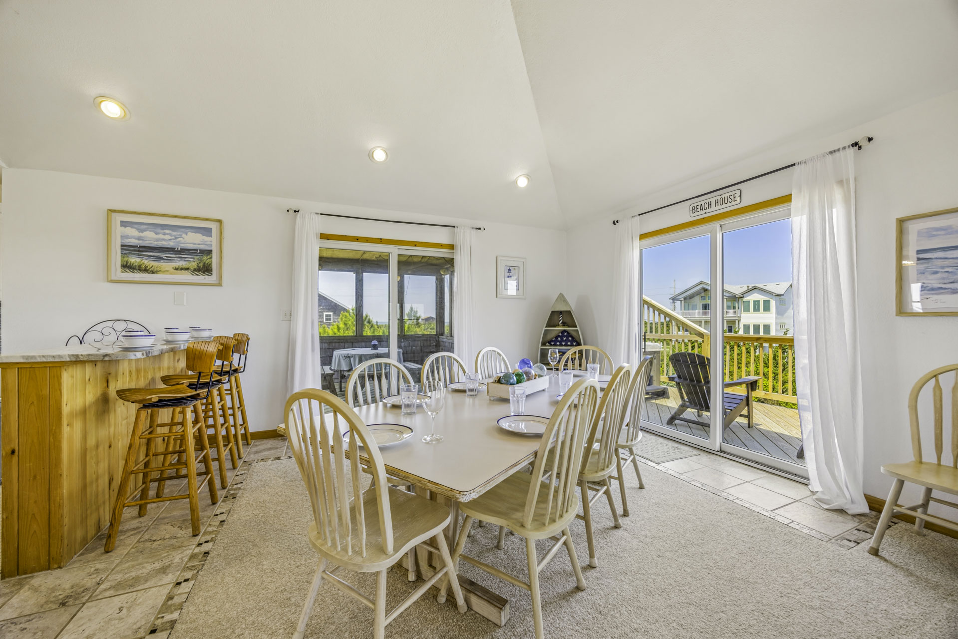 Surf Or Sound Realty 1244 Lokey Livin Dining Area 1