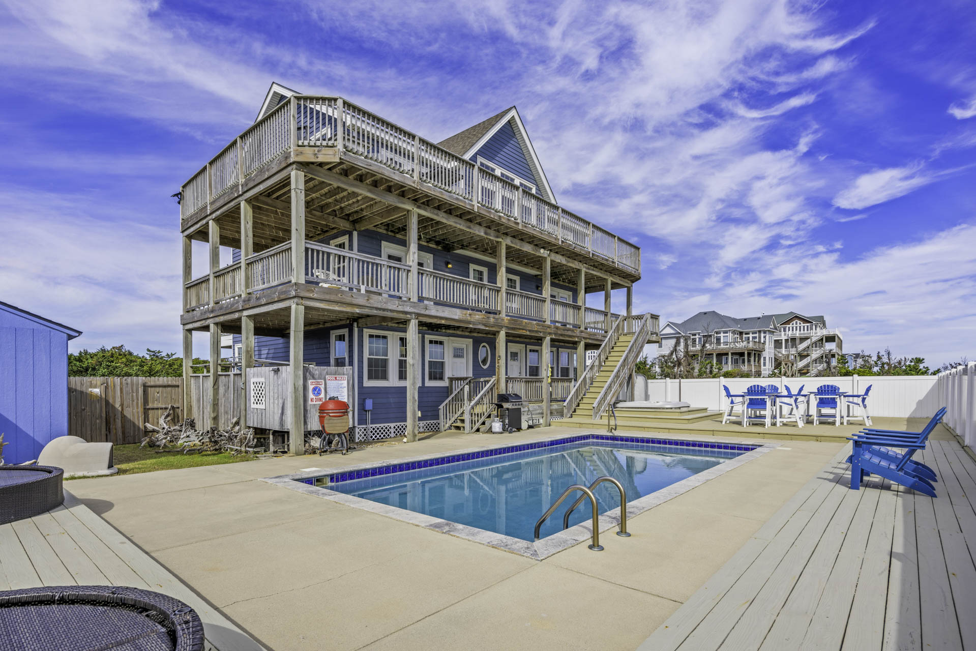 Surf Or Sound Realty 1231 Rise N Shine Pool Area 2