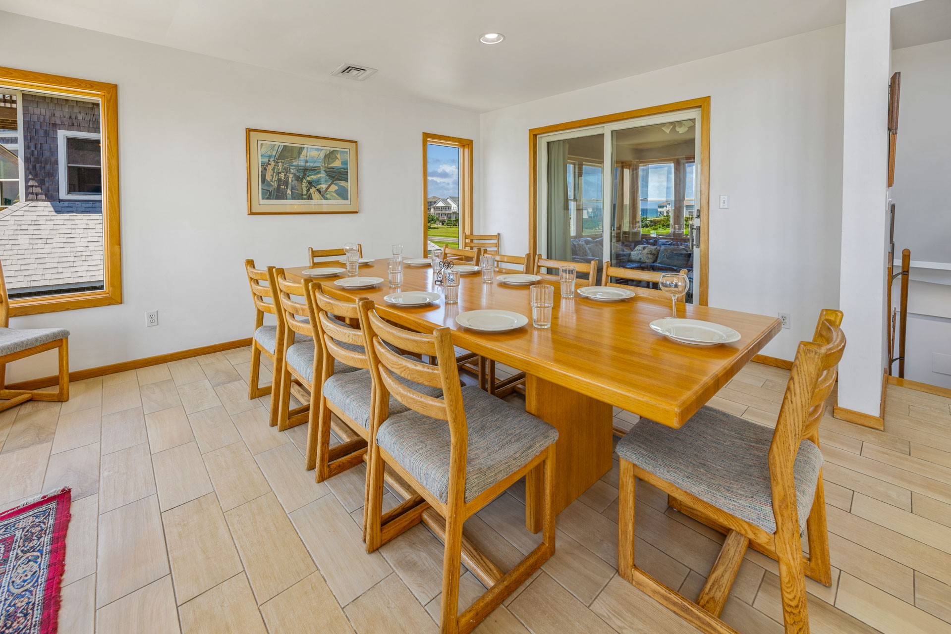 Surf Or Sound Realty 766 Surf's Up Dining Area 6