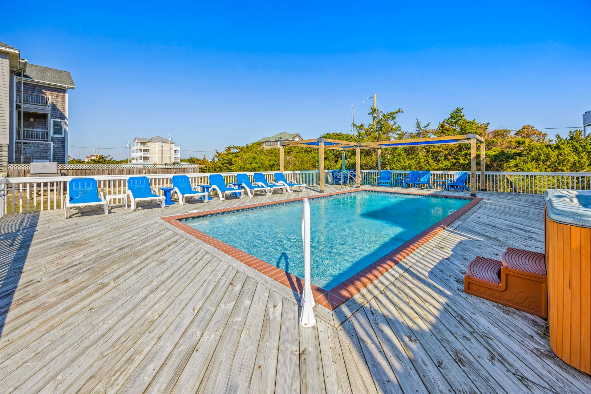 Surf Or Sound Realty 262 Endless Summer Pool Area 1