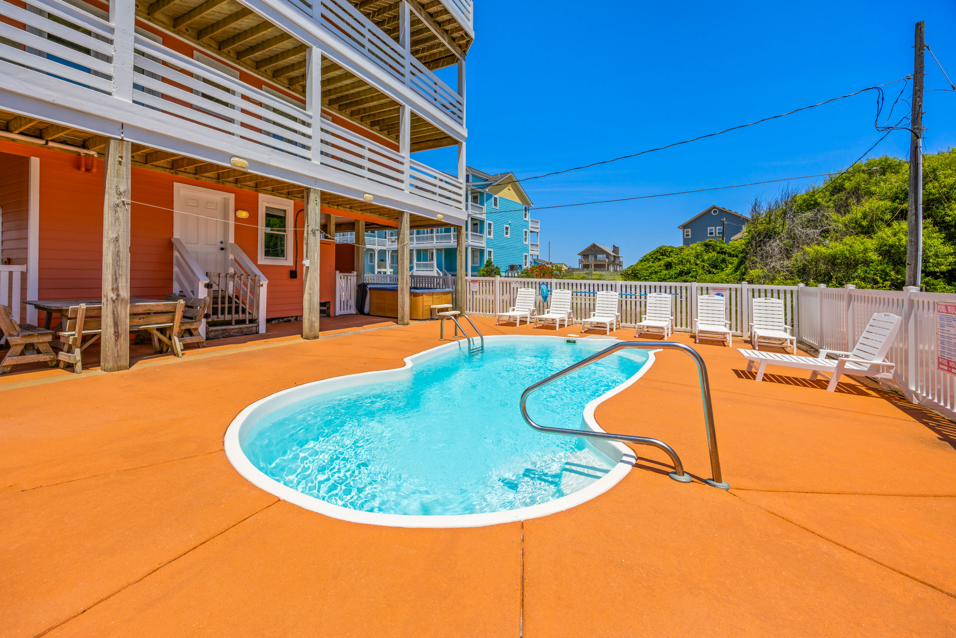 Surf Or Sound Realty 542 Day Drinkin Pool Area 1