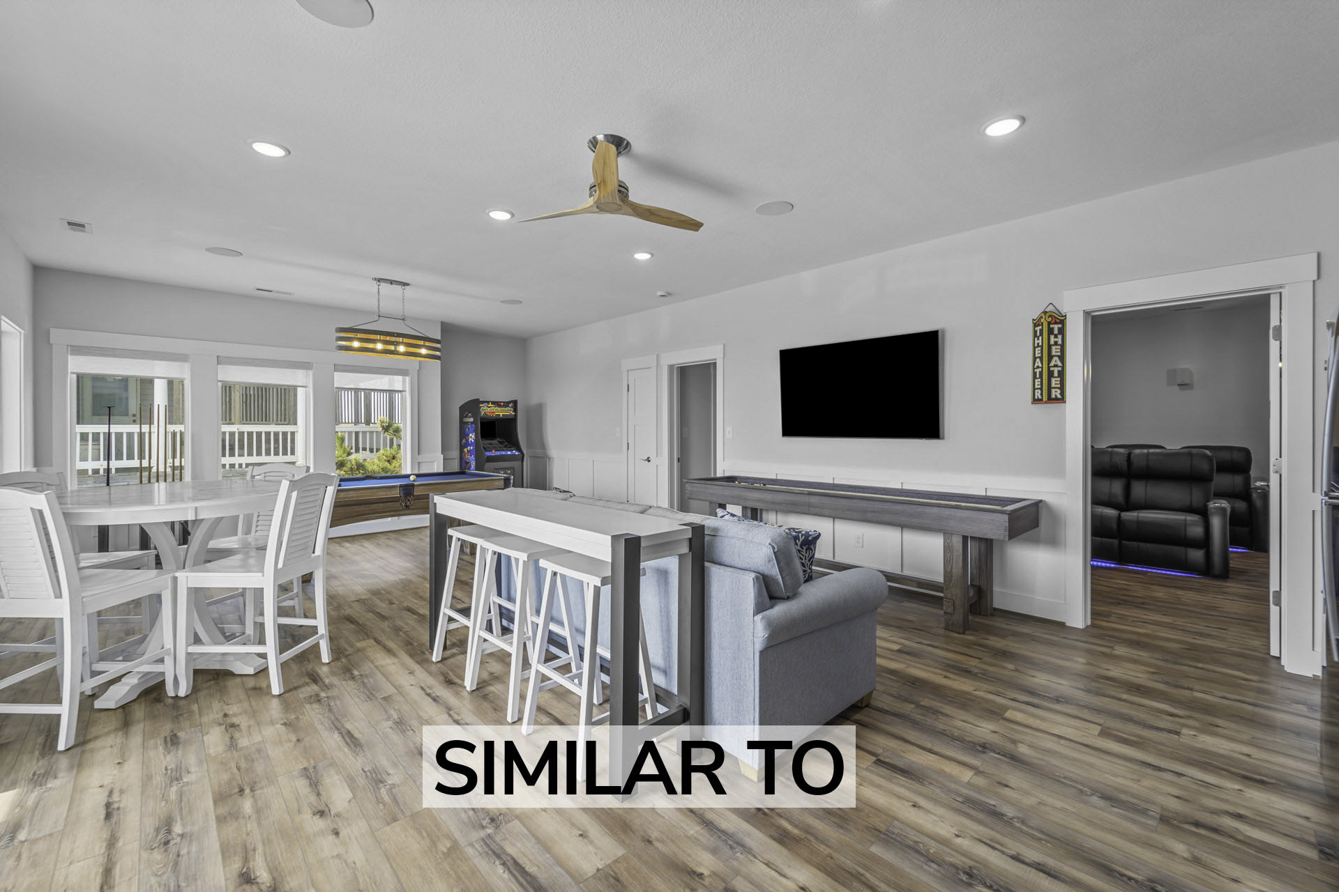 Surf Or Sound Realty 1093 Hatteras Holiday Game Room 5 Similar To Edit