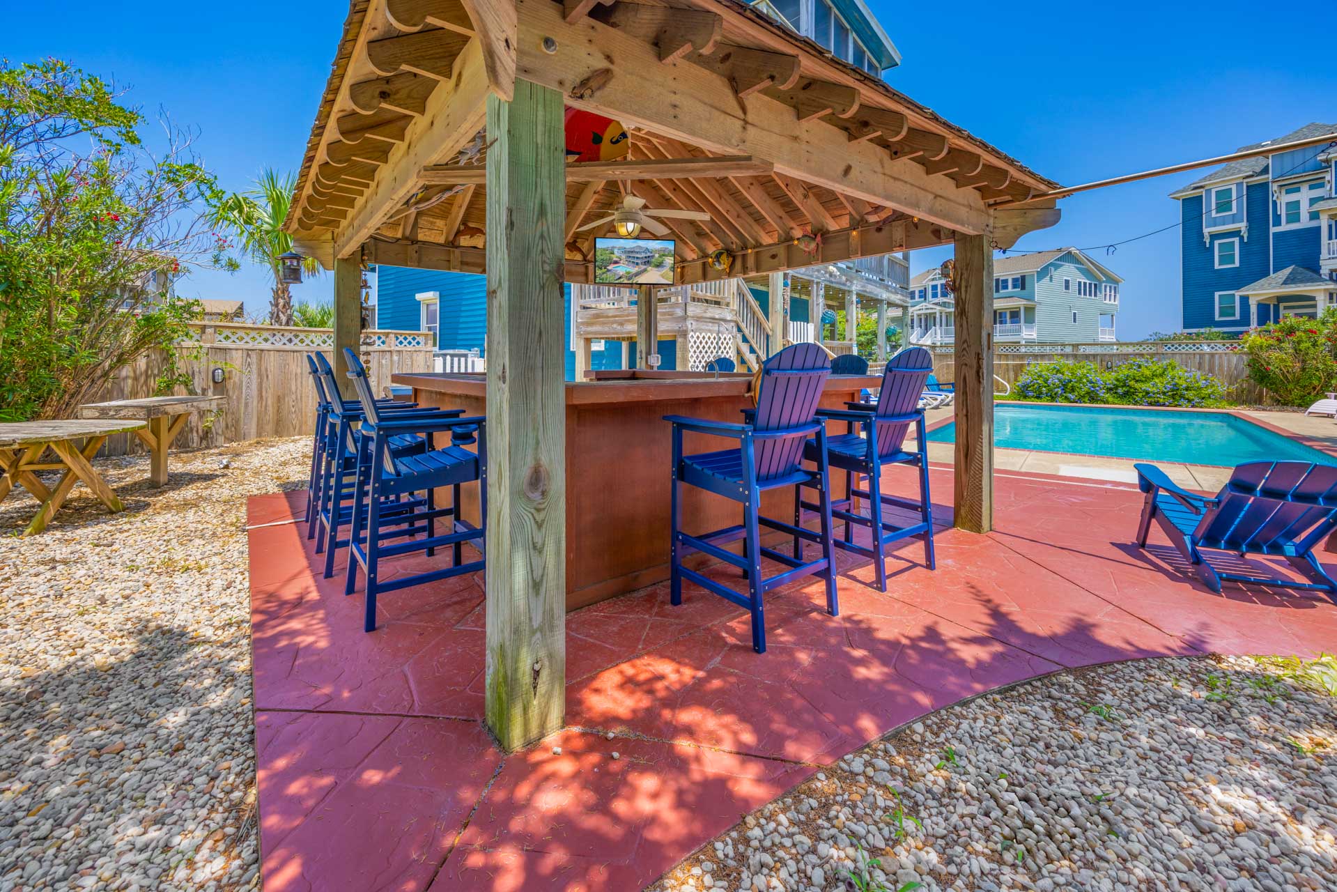 Surf Or Sound Realty 303 Casa Azul Tiki Bar 2