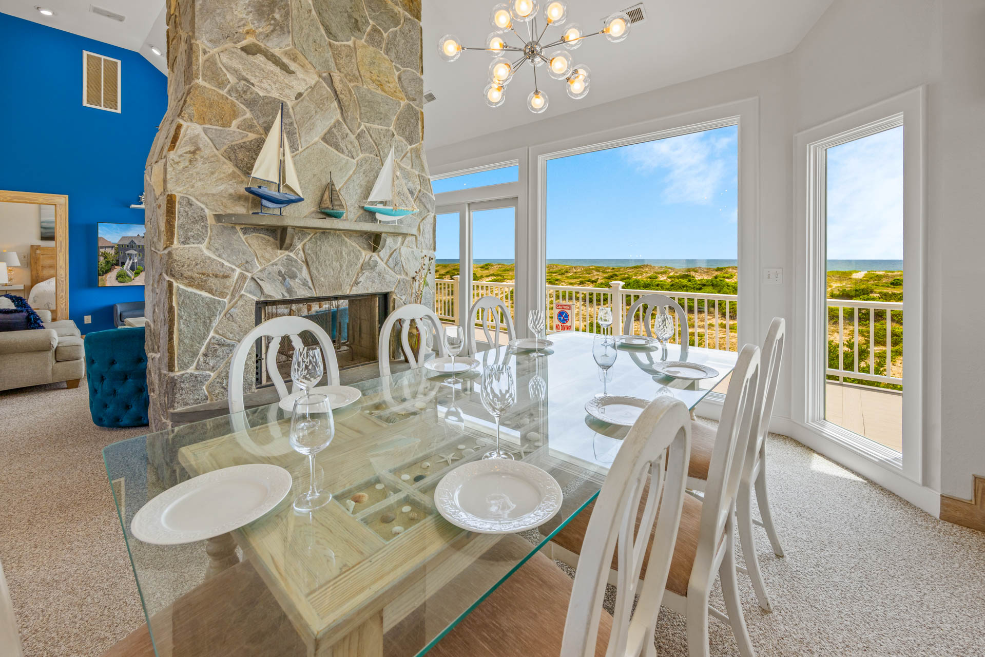 Surf Or Sound Realty 1040 Dolphin's Watch Dining Area 2