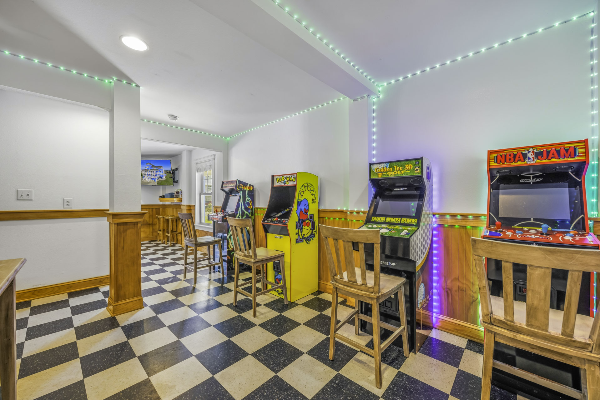 Surf Or Sound Realty 564 High Seas Bottom Level Game Room 1