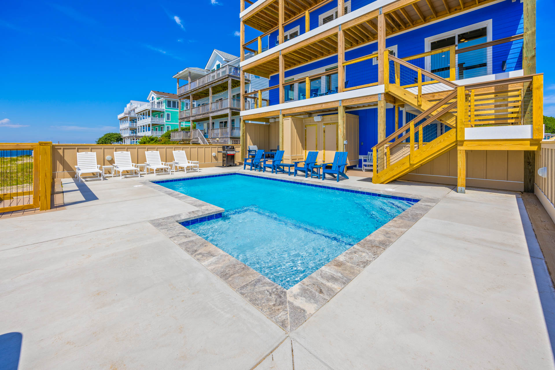 Surf Or Sound Realty 1204 Ocean's 12 Pool Area 3
