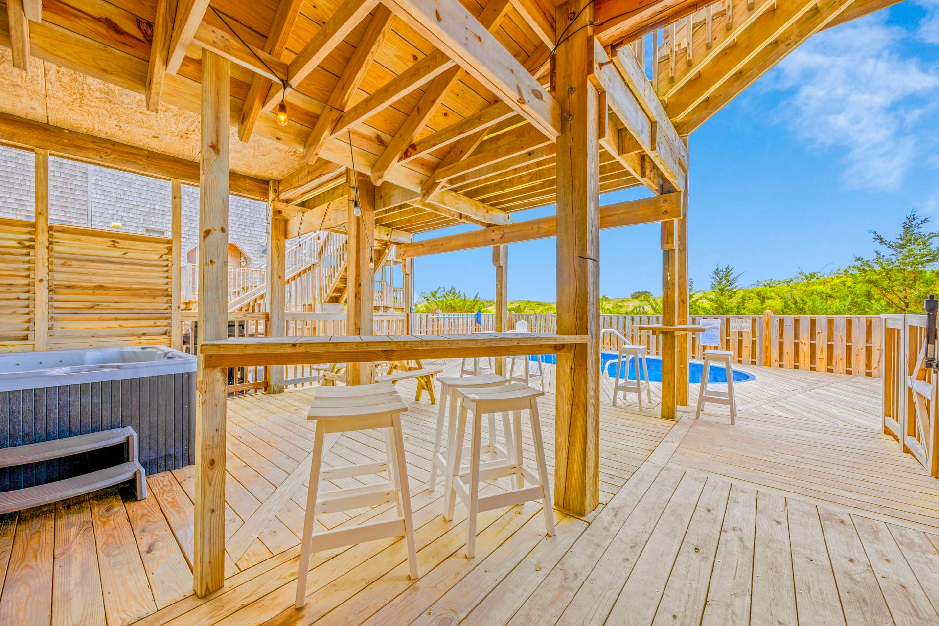 Surf Or Sound Realty 436 Ocean Lady Pool Area 2