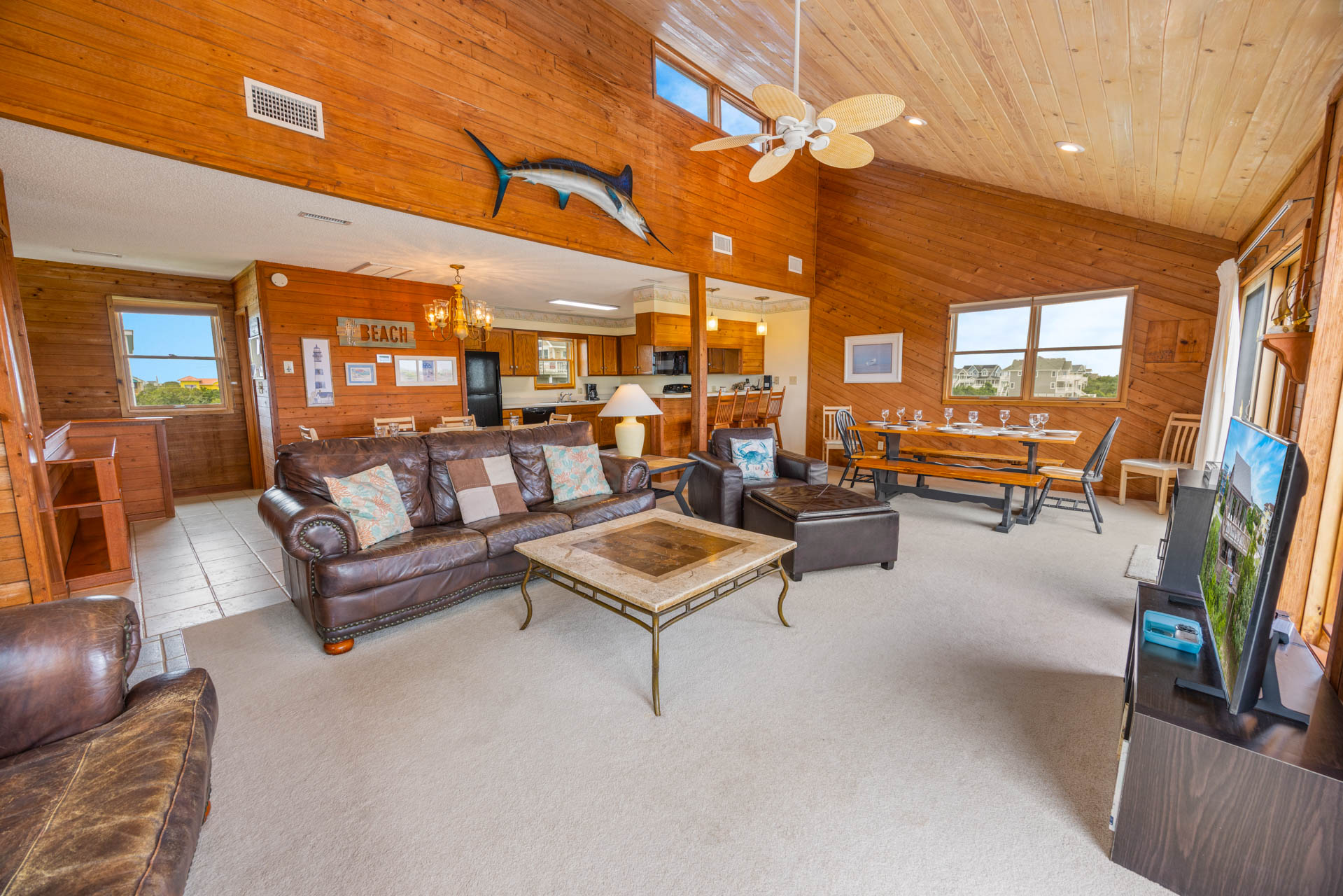 Surf Or Sound Realty 29 Two Cay Seas Great Room 2