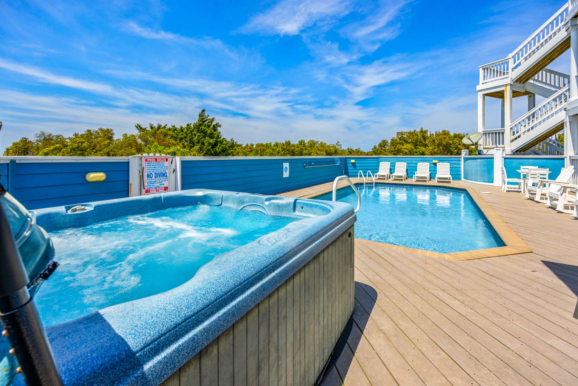Surf Or Sound Realty 1029 Sunset Serenade Hot Tub