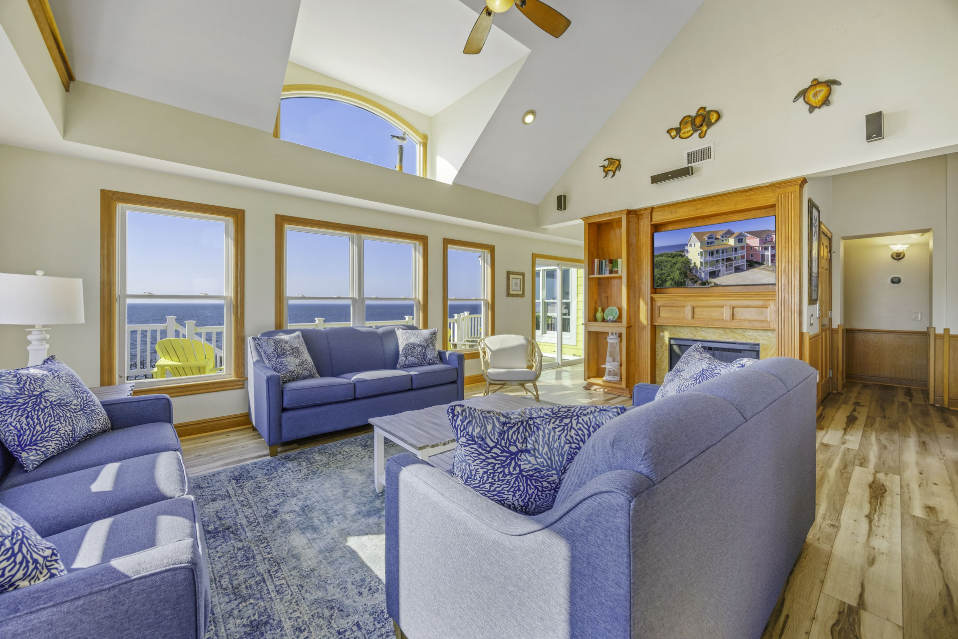 Surf Or Sound Realty 973 Bay Breeze Great Room 2