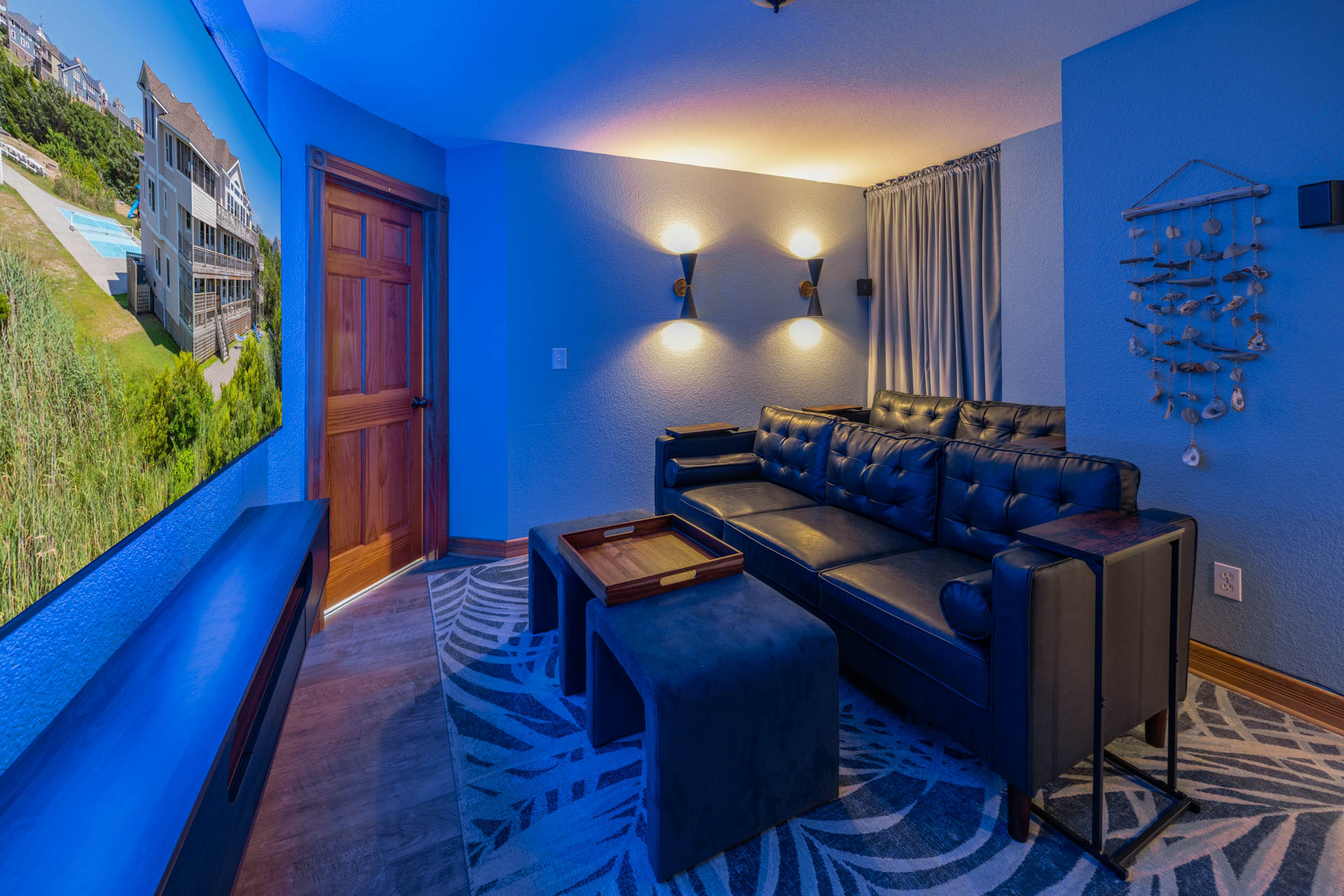 Surf Or Sound Realty 566 La Familia Theater Room 1