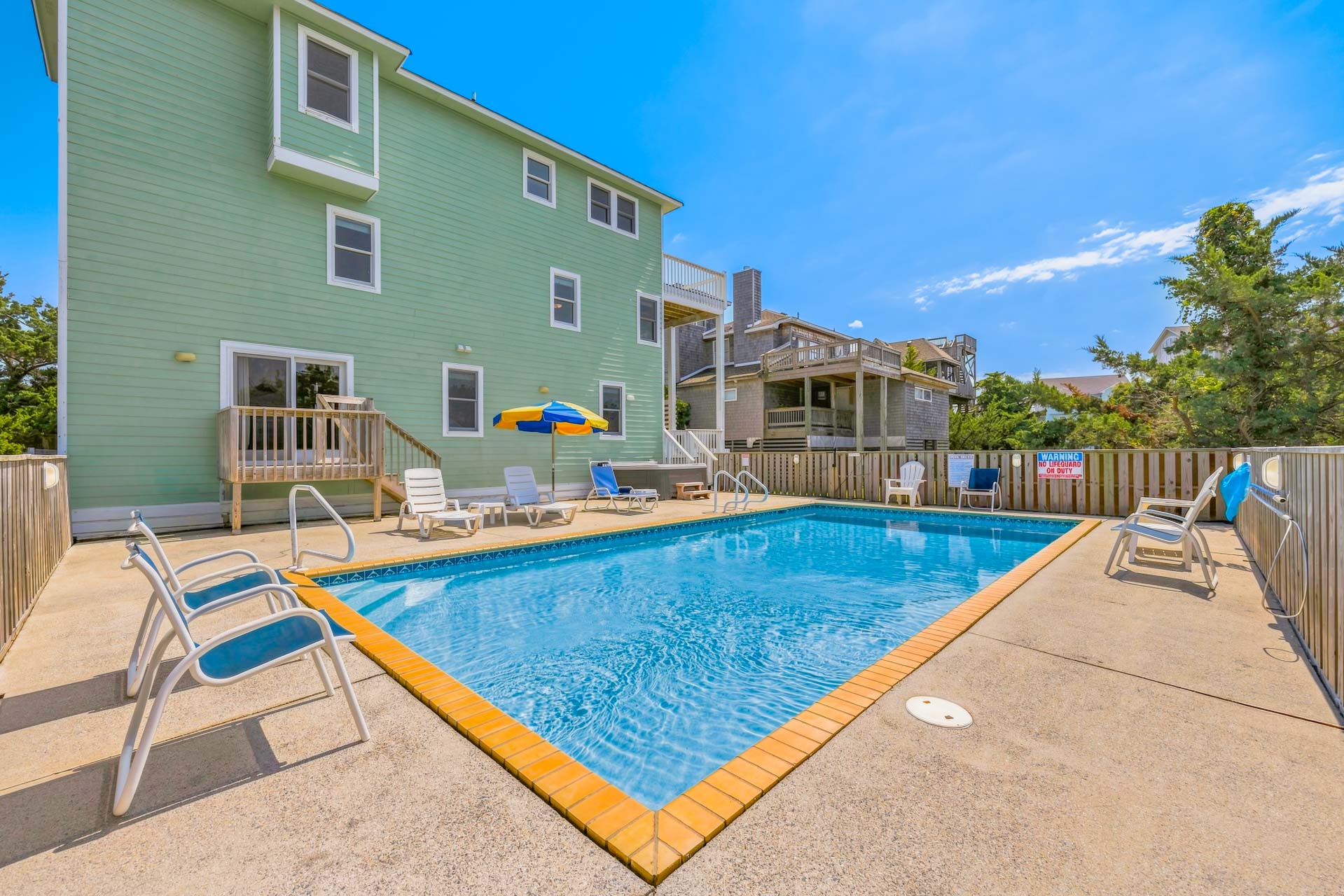 Surf Or Sound Realty 868 Forever Sunshine Pool Area 2