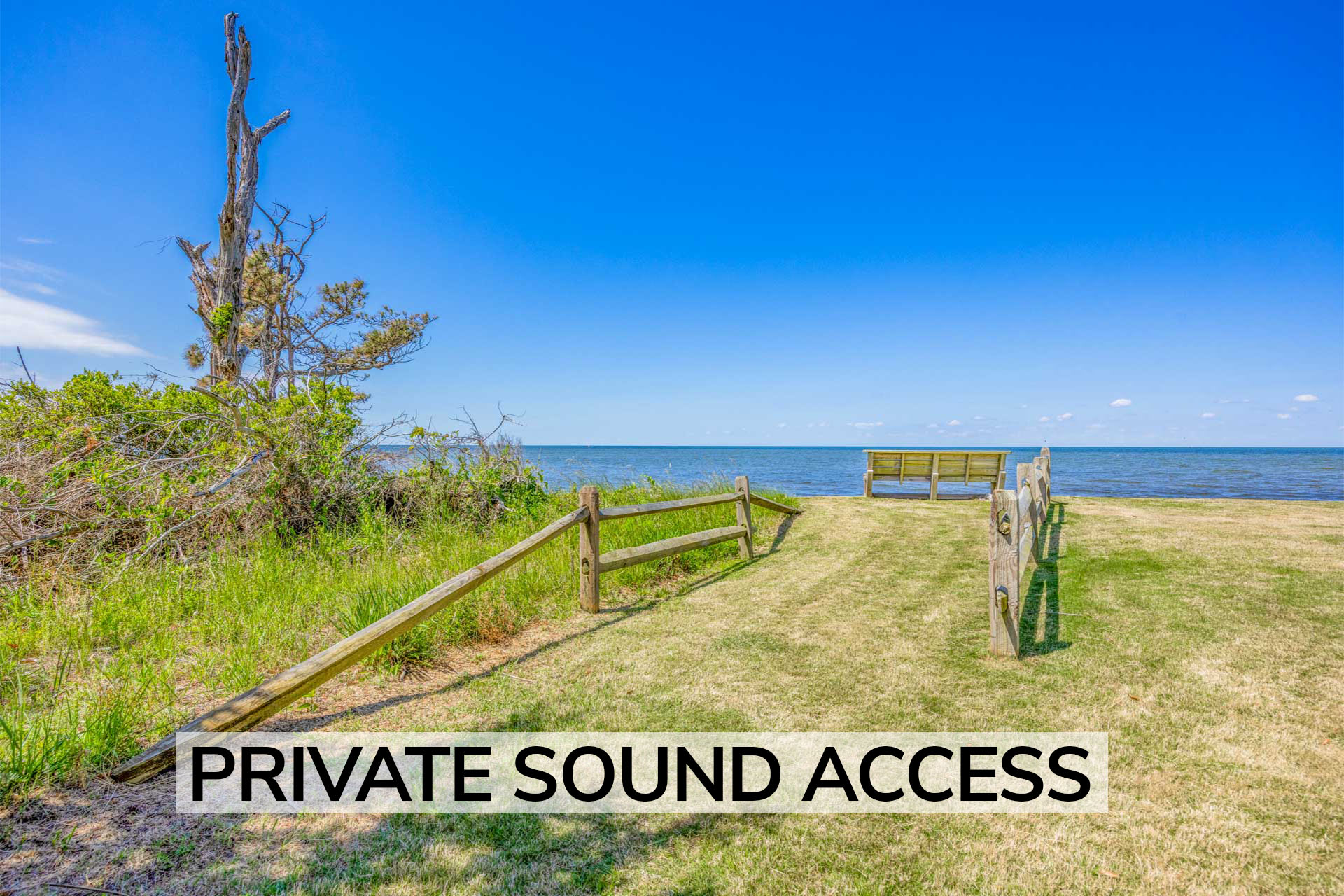 Surf Or Sound Realty 171 Boreas Private Sound Access 1 Label