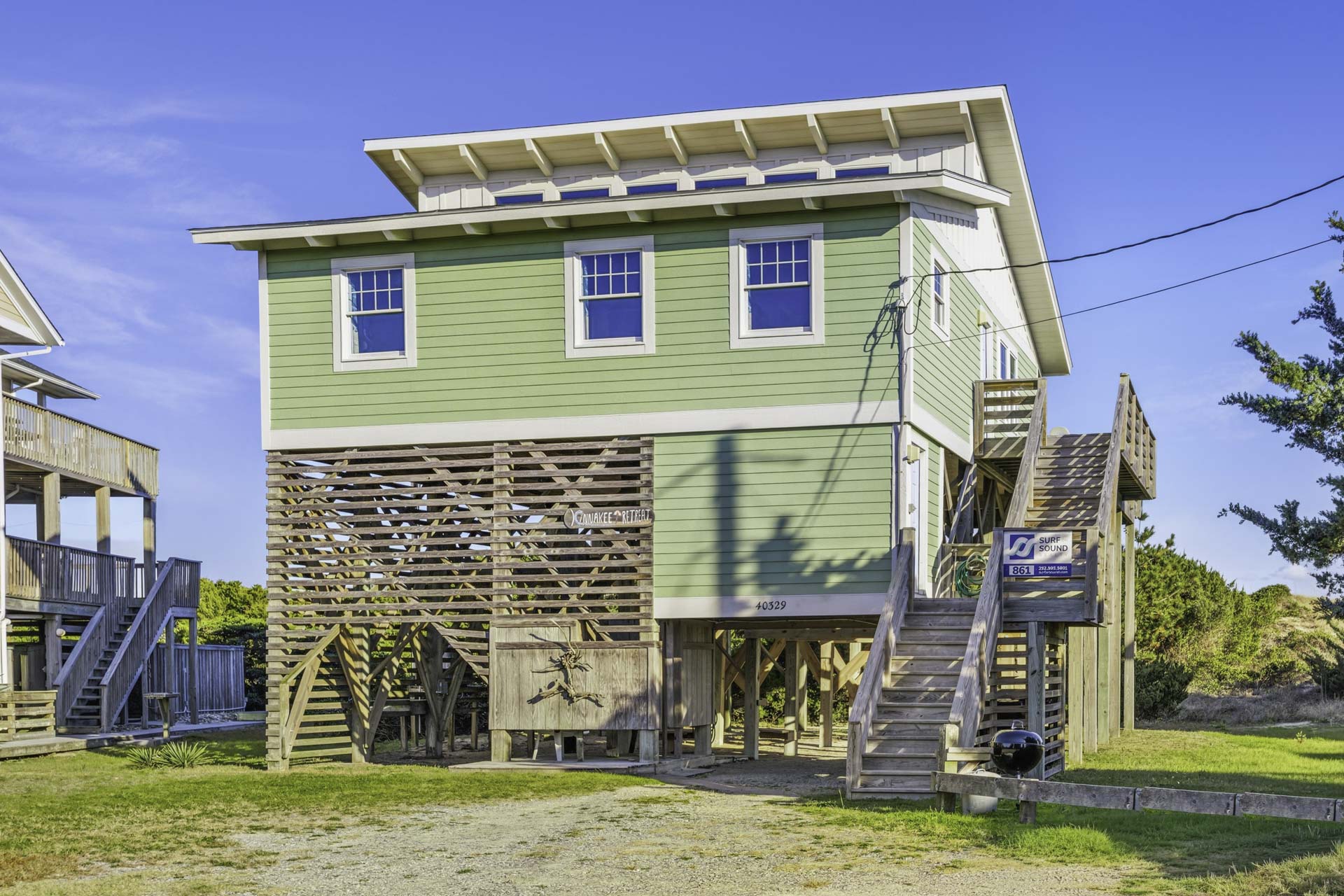 Surf Or Sound Realty 861 Kinnakeet Retreat Exterior 15