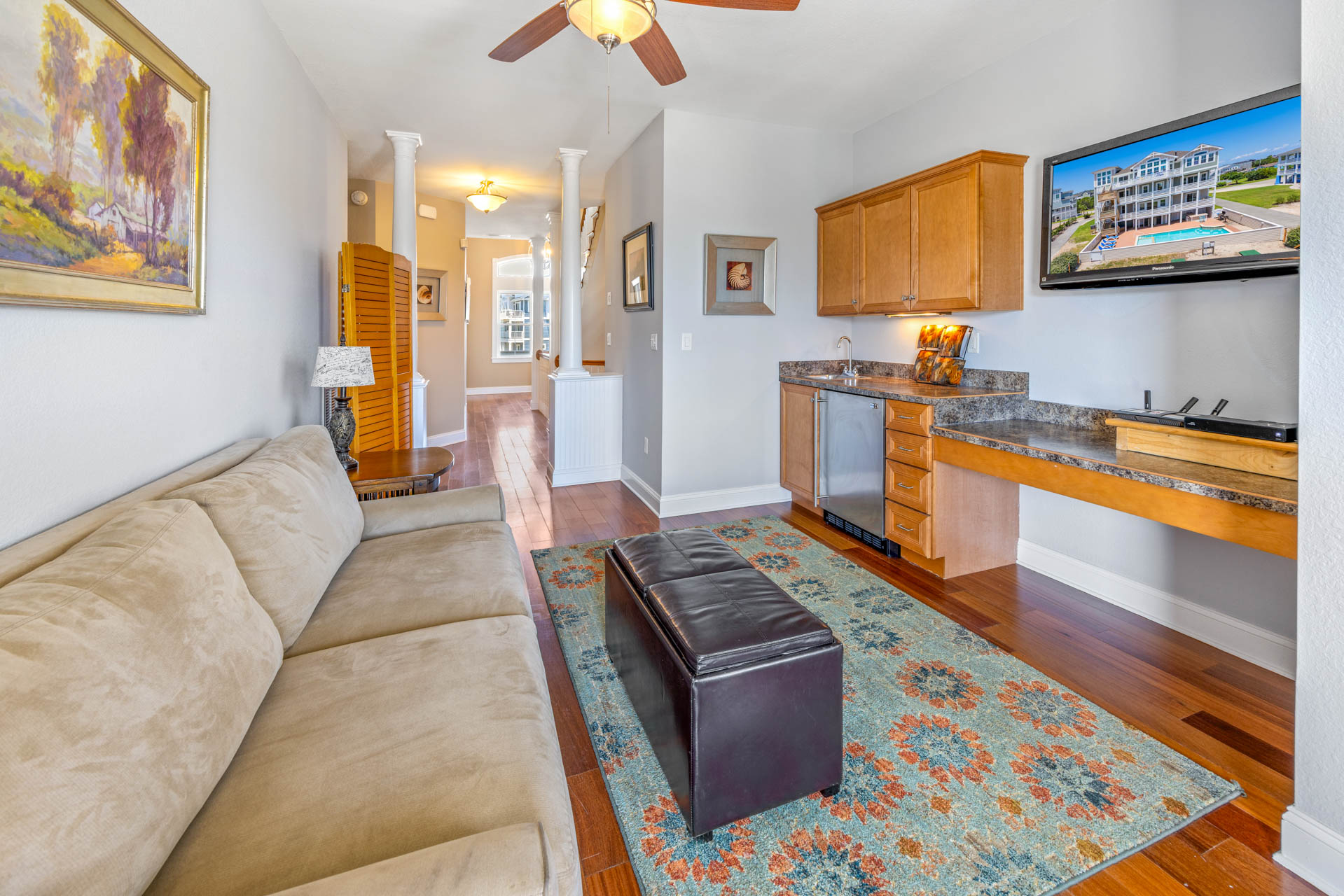 Surf Or Sound Realty 685 Shooting Star Media Room 2