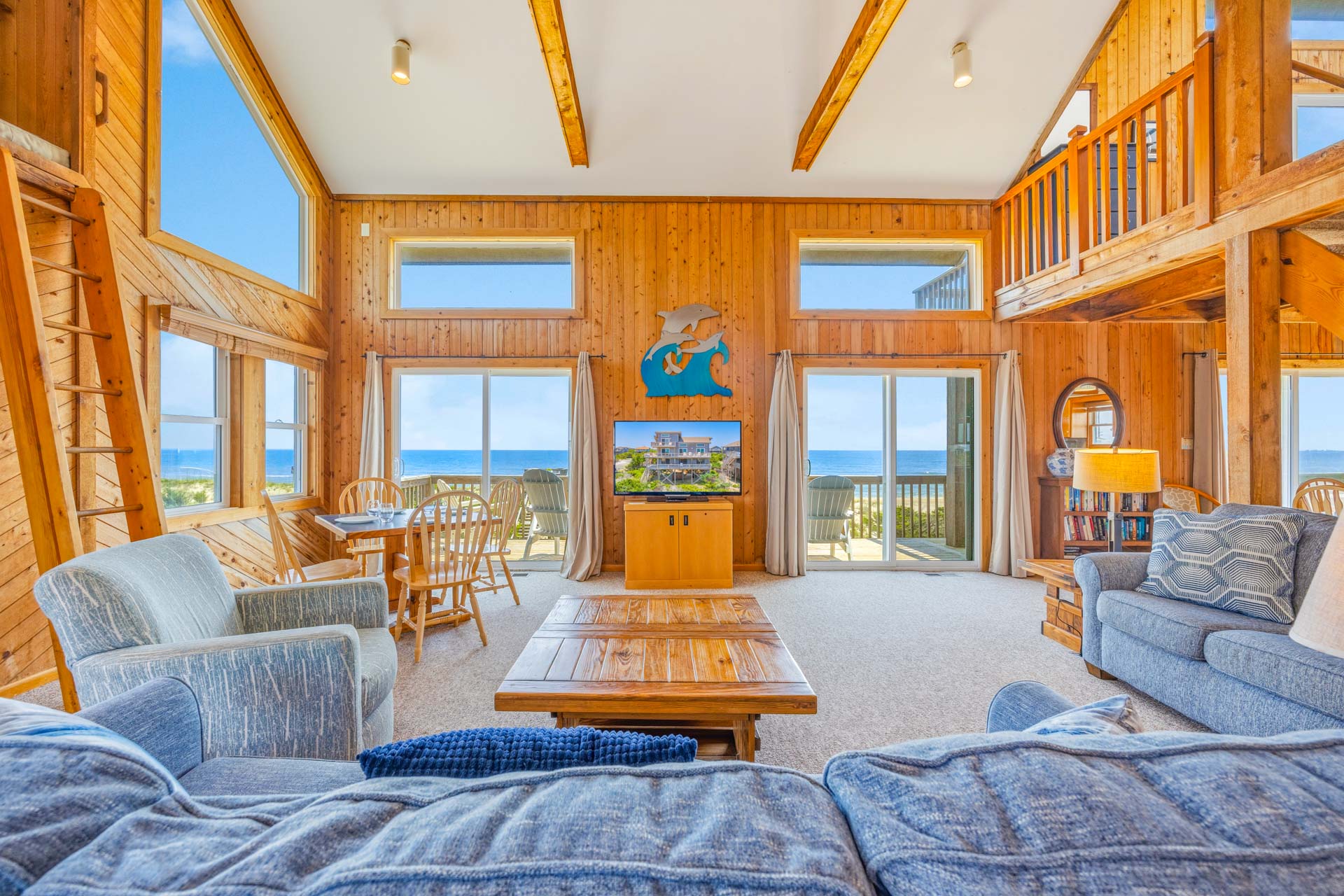 Surf Or Sound Realty 1254 Three Sheets To The Wind Great Room 2