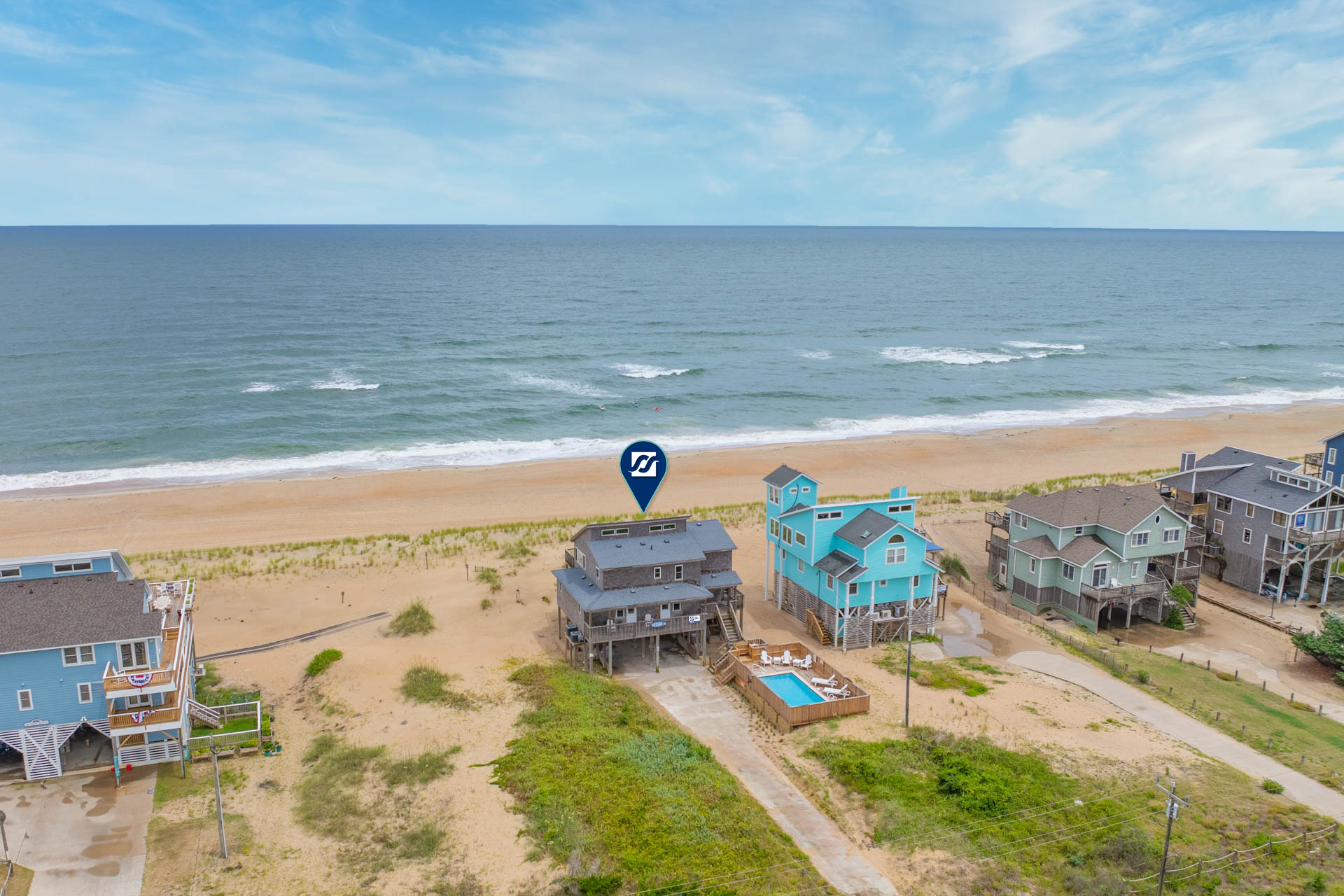 Surf Or Sound Realty 1226 Ocean's 31 Exterior 7 Pin