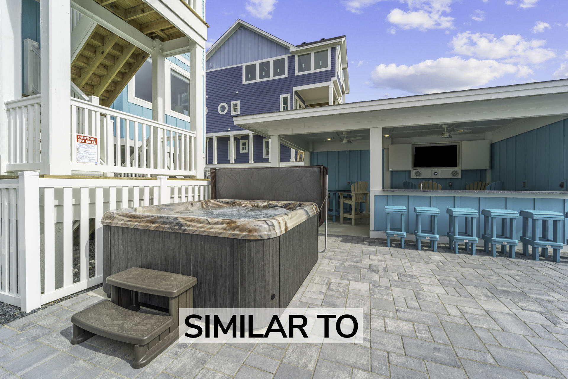 Surf Or Sound Realty 1093 Hatteras Holiday Pool Area 12 Similar To Edit