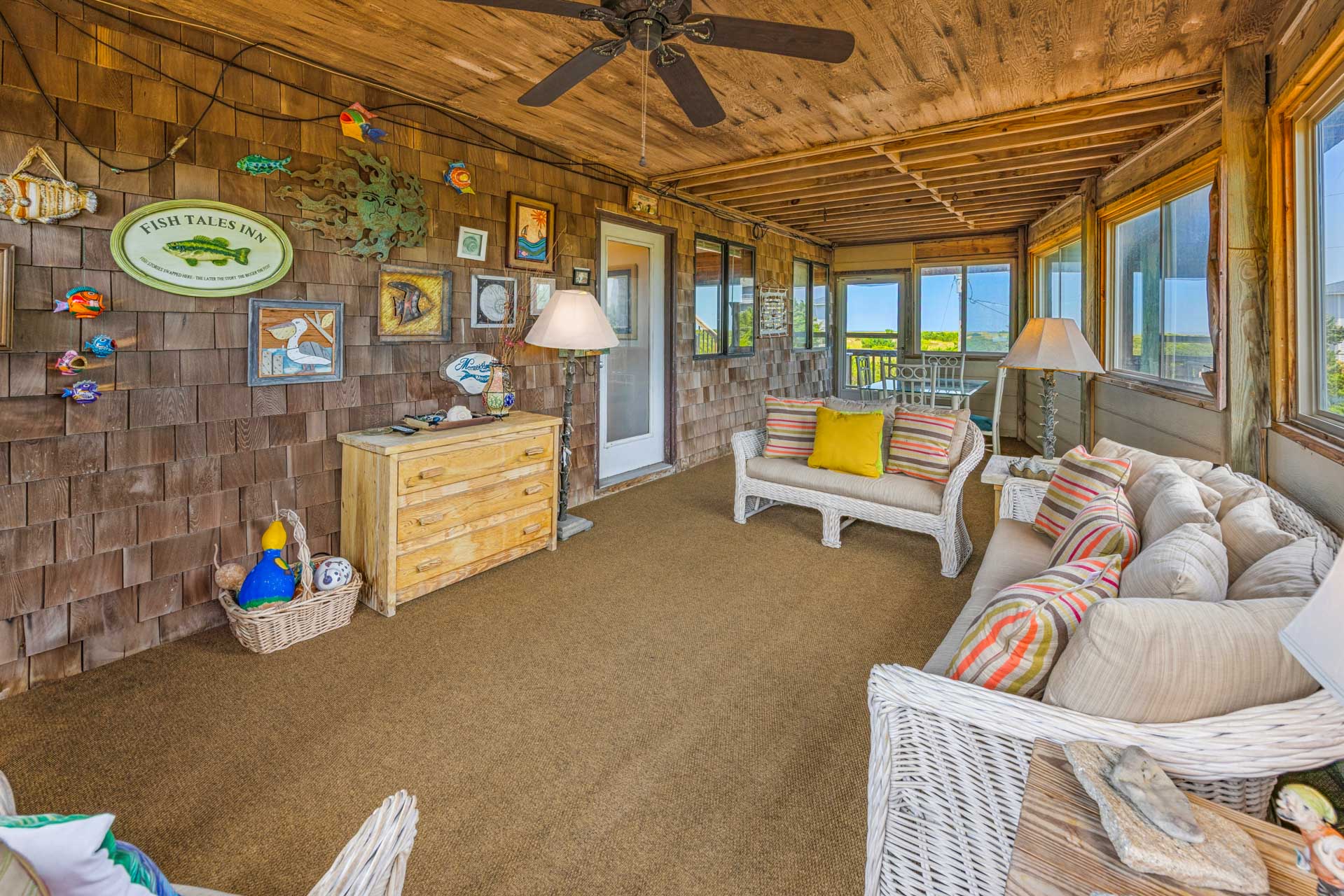 Surf Or Sound Realty 958 Second Wind Avon Screened Porch 3