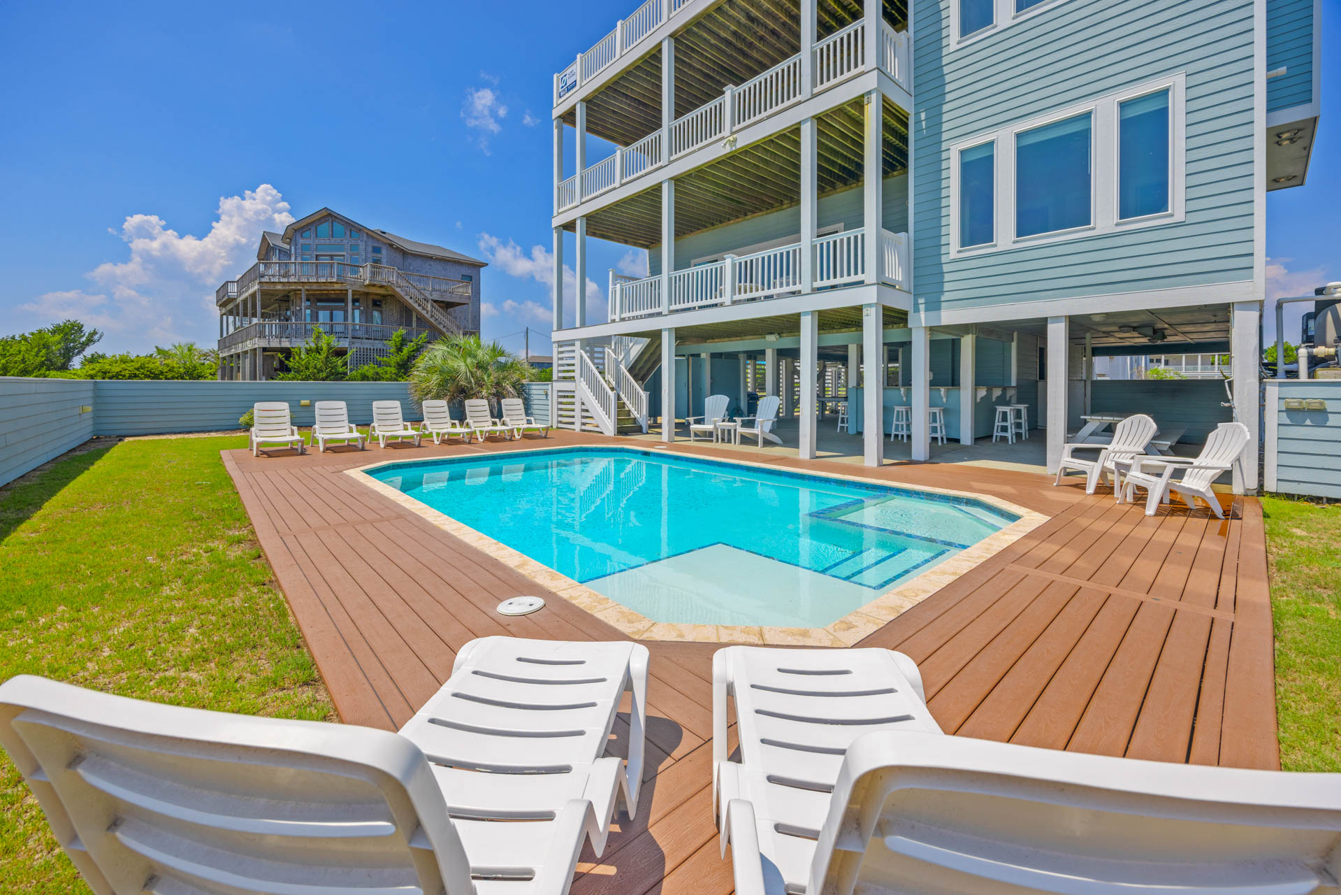 Surf Or Sound Realty 778 Time Out Pool Area 2