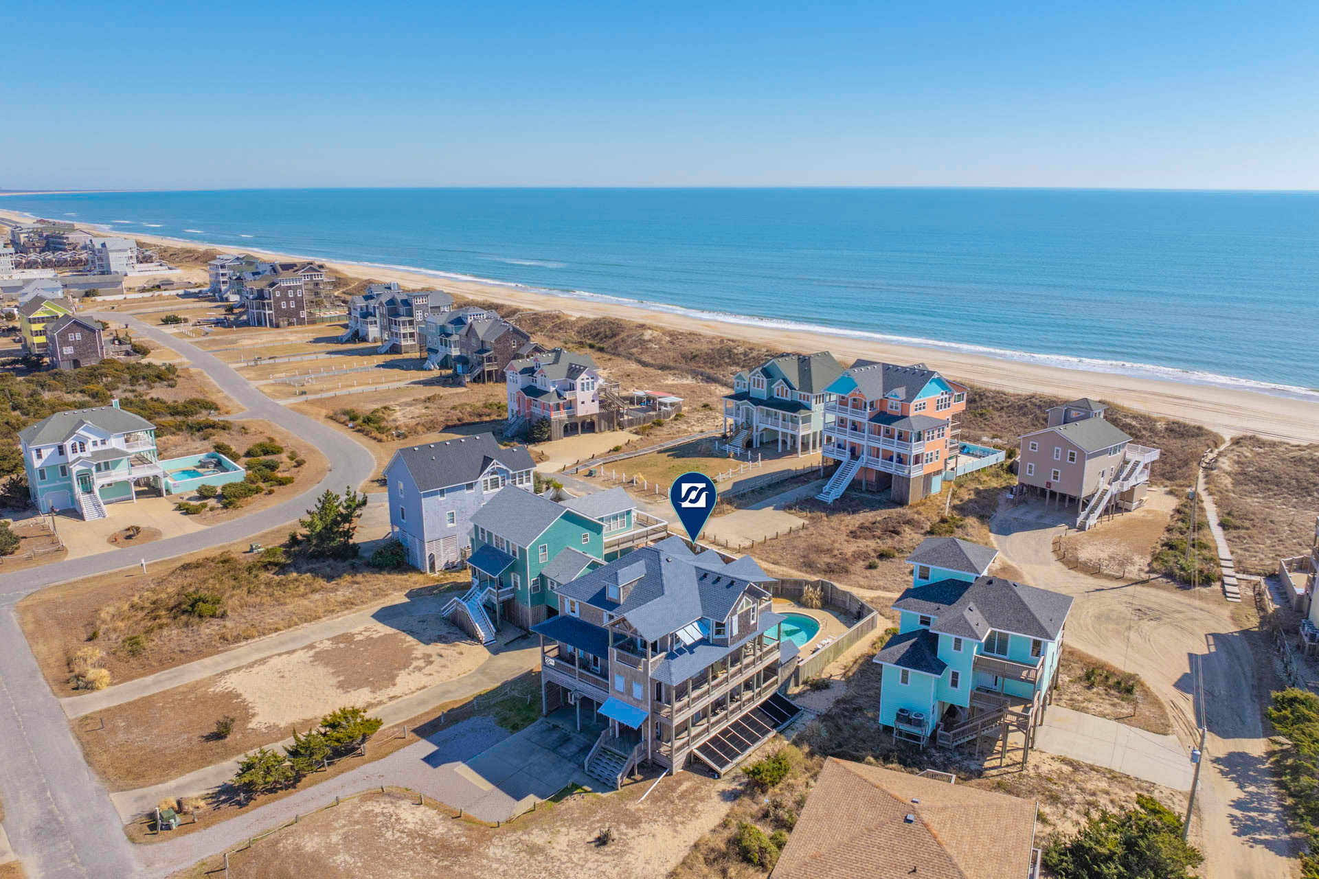 Surf Or Sound Realty 1232 Hatteras Memories Exterior 6 Pin