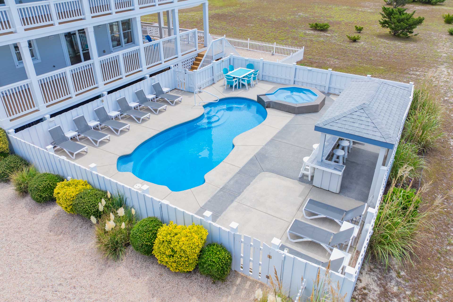 Surf Or Sound Realty 840 Lucky Oyster Pool Area 9