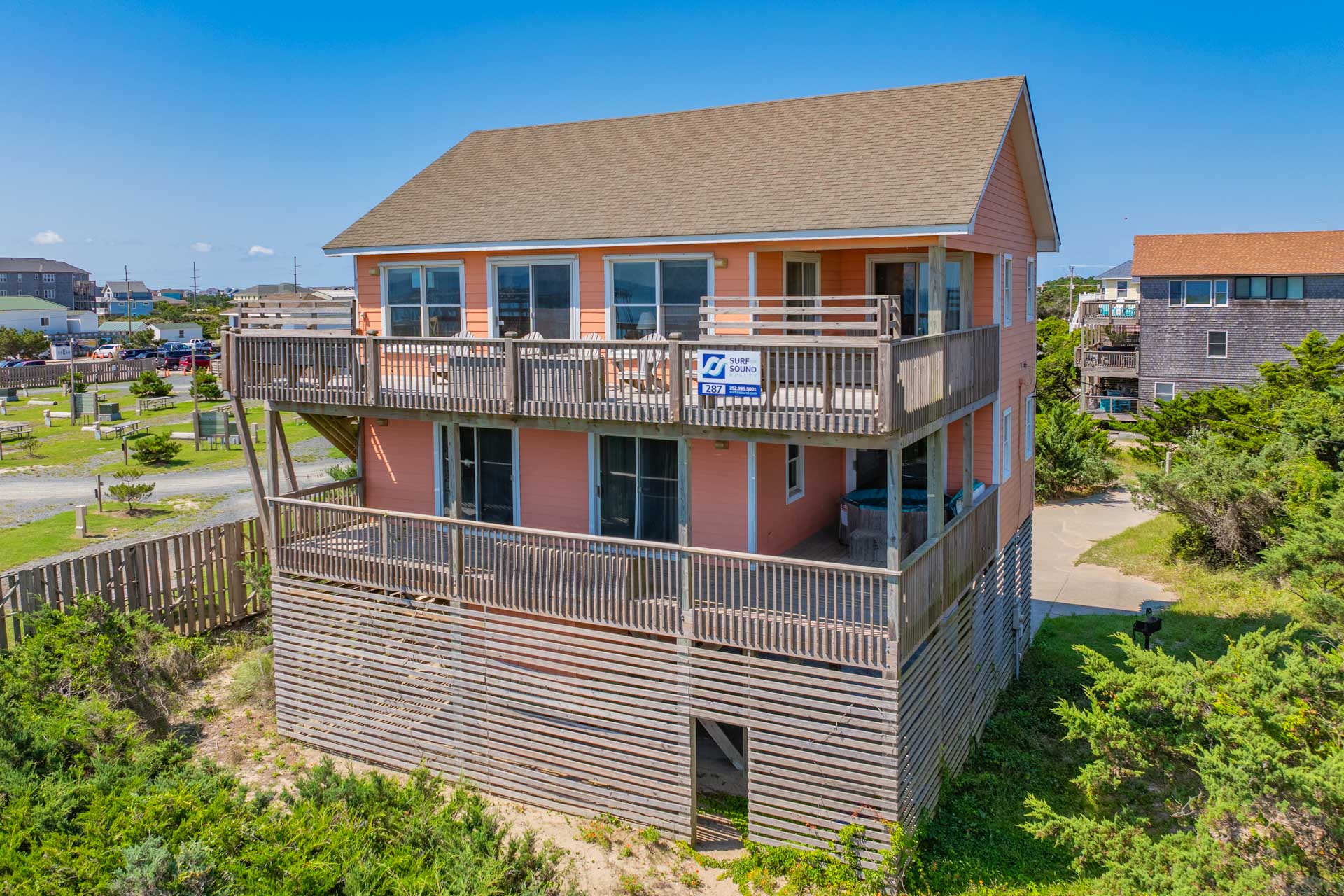 Surf Or Sound Realty 287 Surf Side Exterior 12