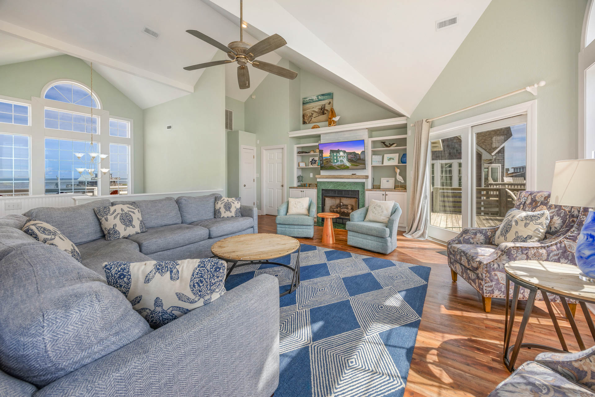 Surf Or Sound Realty 785 Loggerhead Great Room 5
