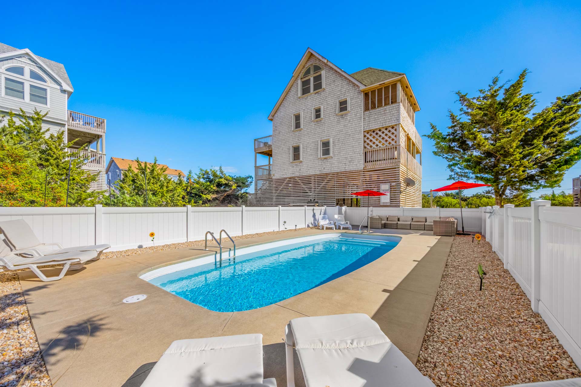 Surf Or Sound Realty 915 Smores And Shores Pool Area 4