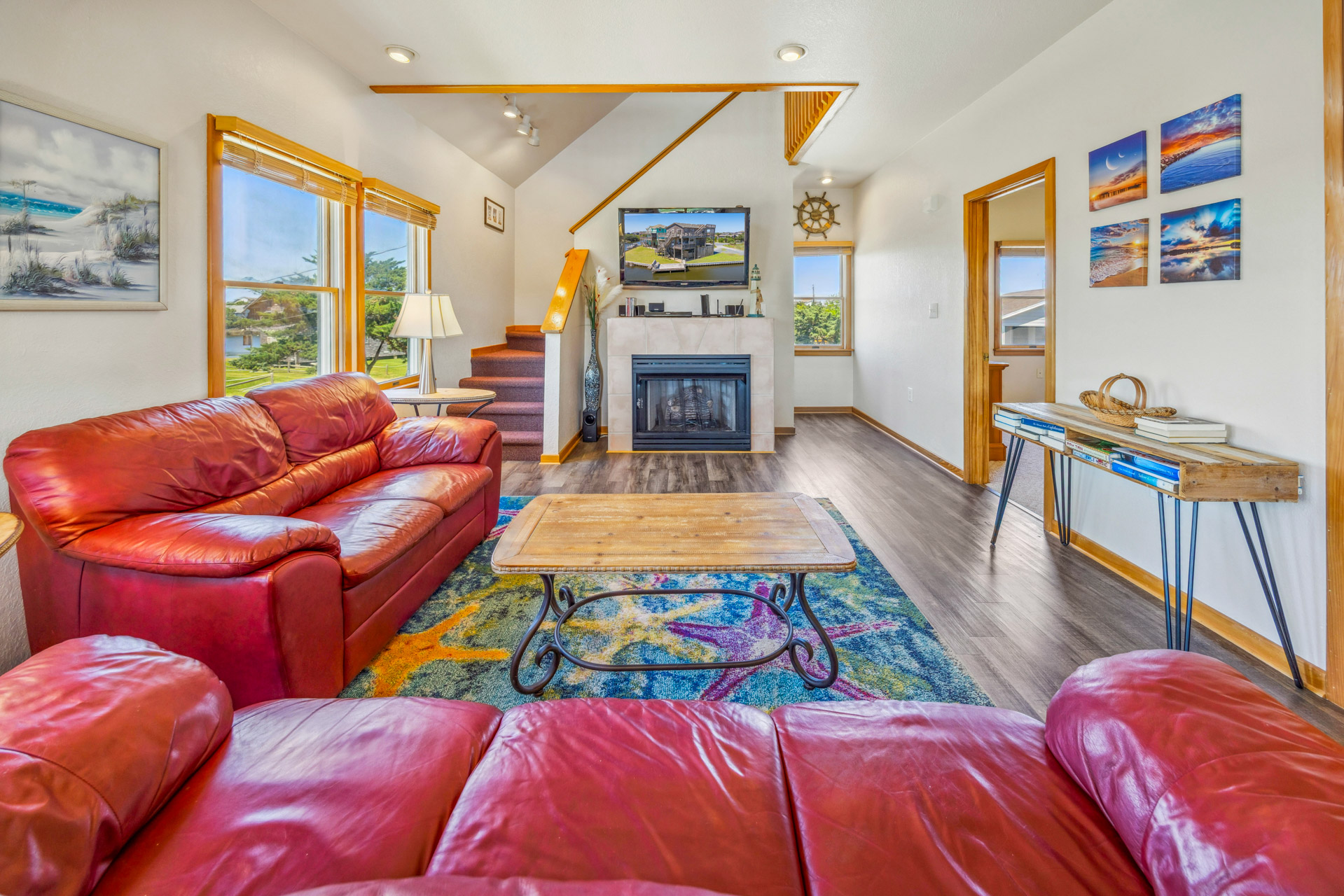 Surf Or Sound Realty 623 Castn Crew Great Room 2