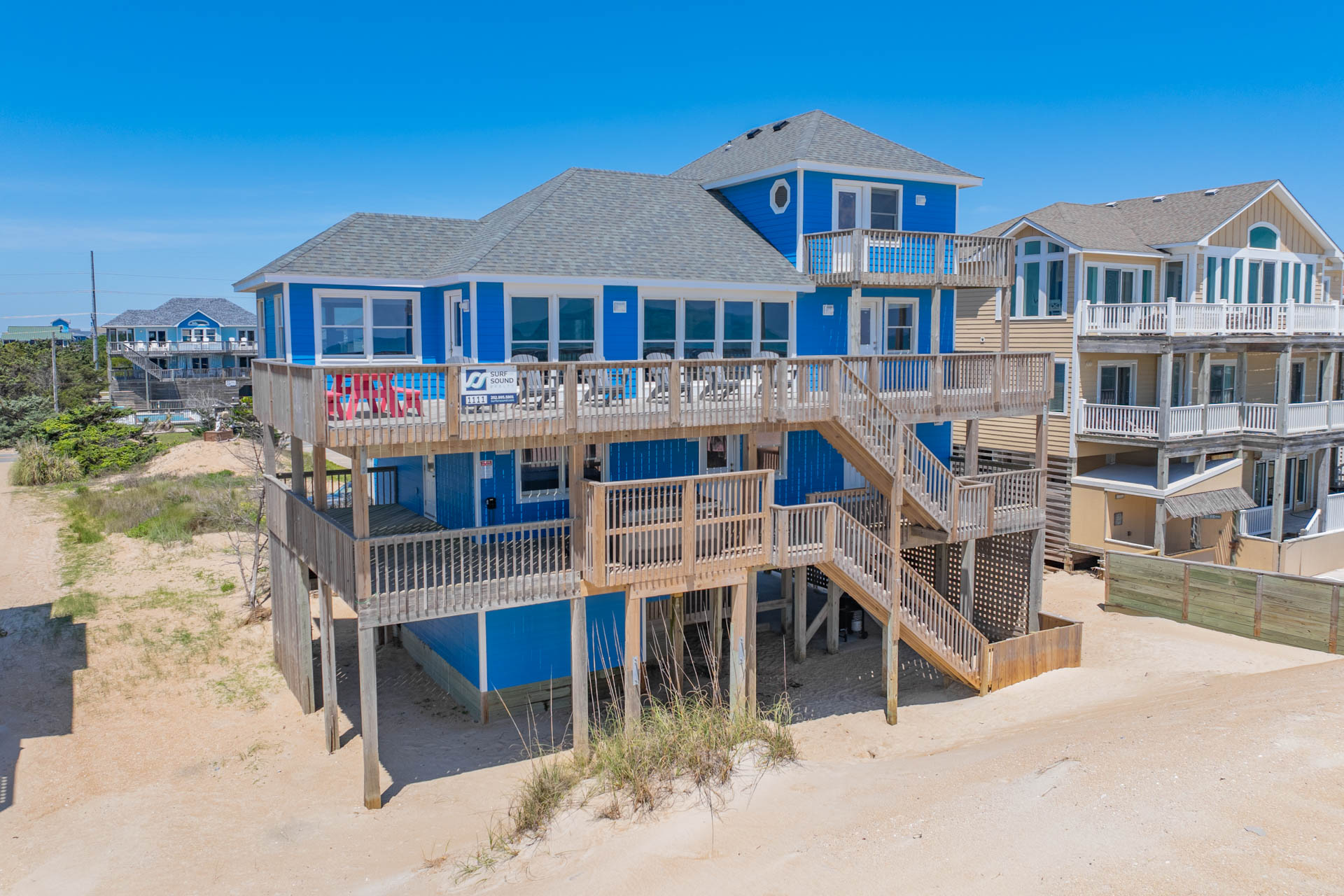 Surf Or Sound Realty 1111 Beachfront Pirates Exterior 6