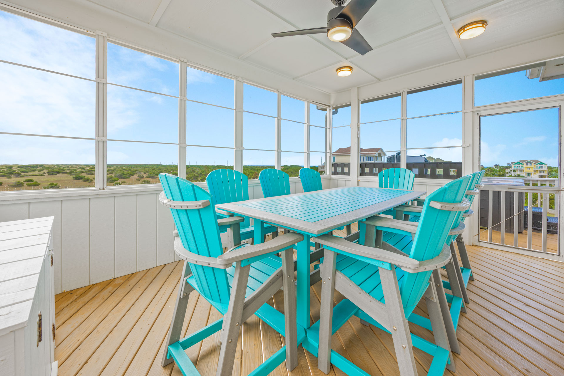 Surf Or Sound Realty 840 Lucky Oyster Screened Porch 1