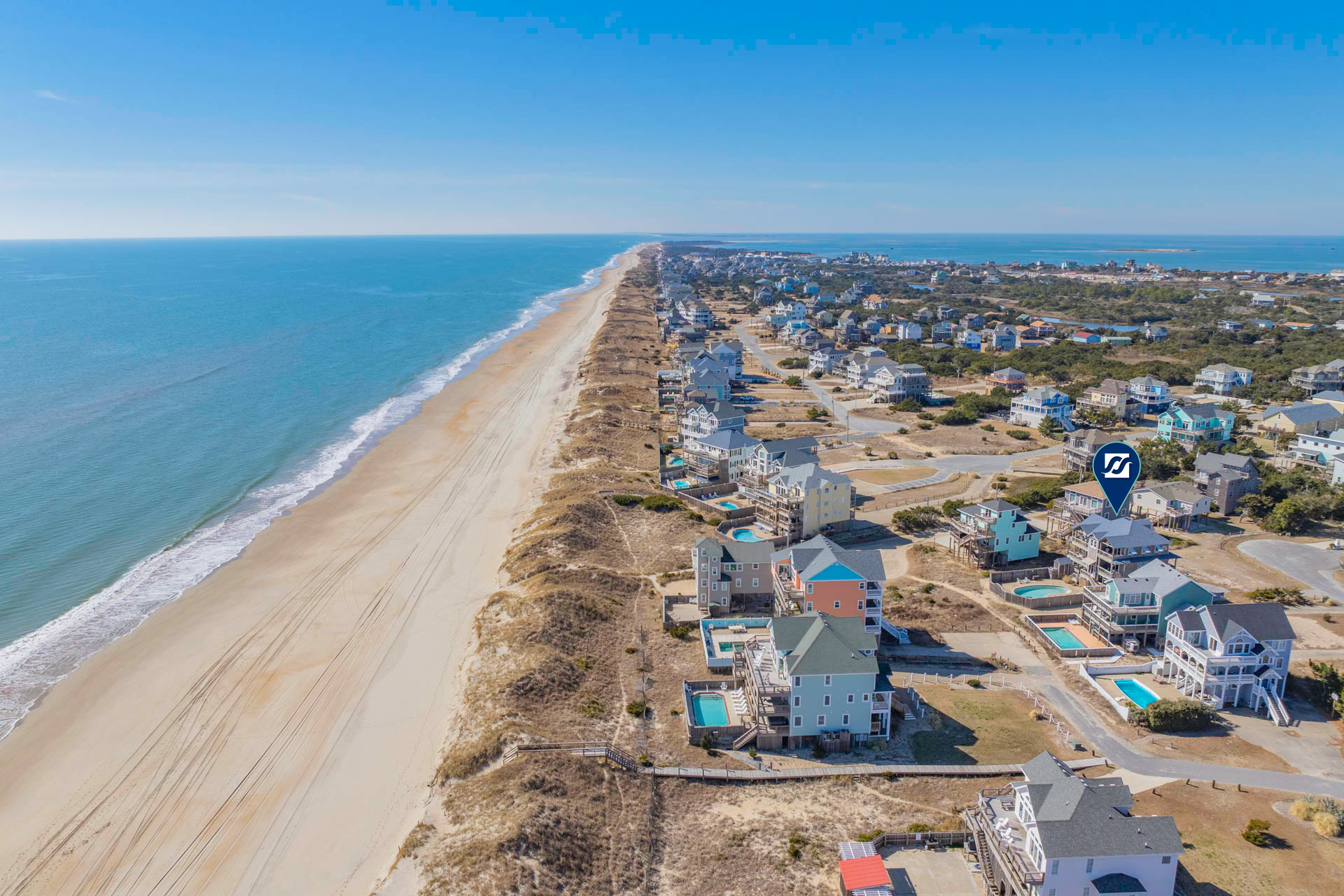 Surf Or Sound Realty 1232 Hatteras Memories Exterior 10 Pin