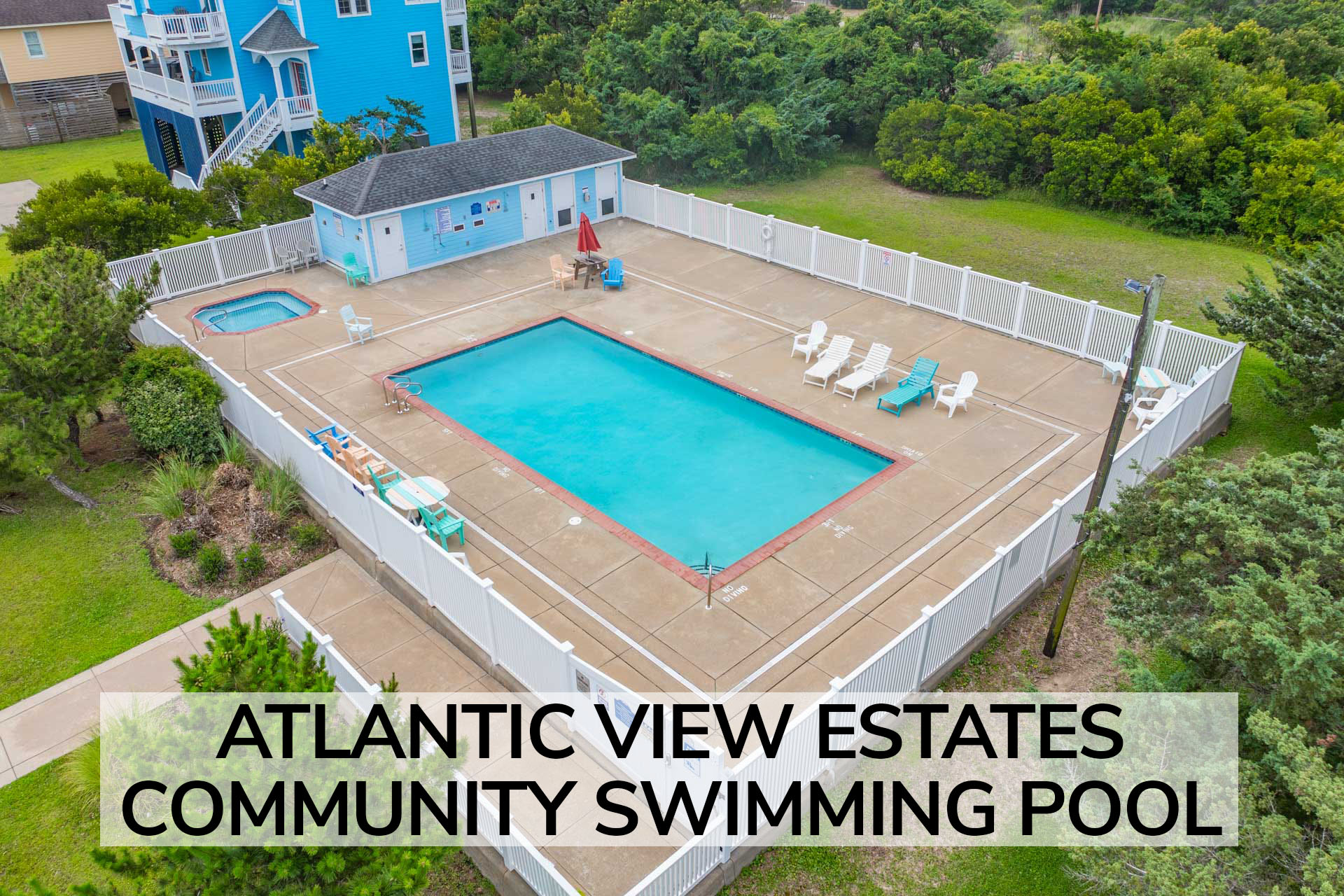 Atlantic View Estates Community Swimming Pool Label