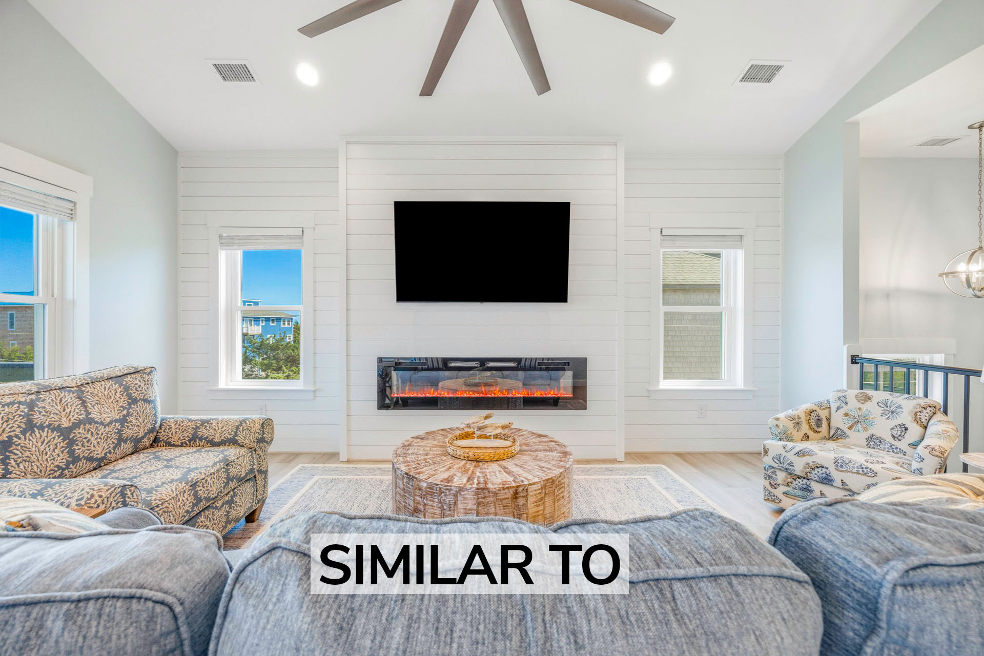 Surf Or Sound Realty 1247 Ohana By The Ocean Great Room 2 Similar To
