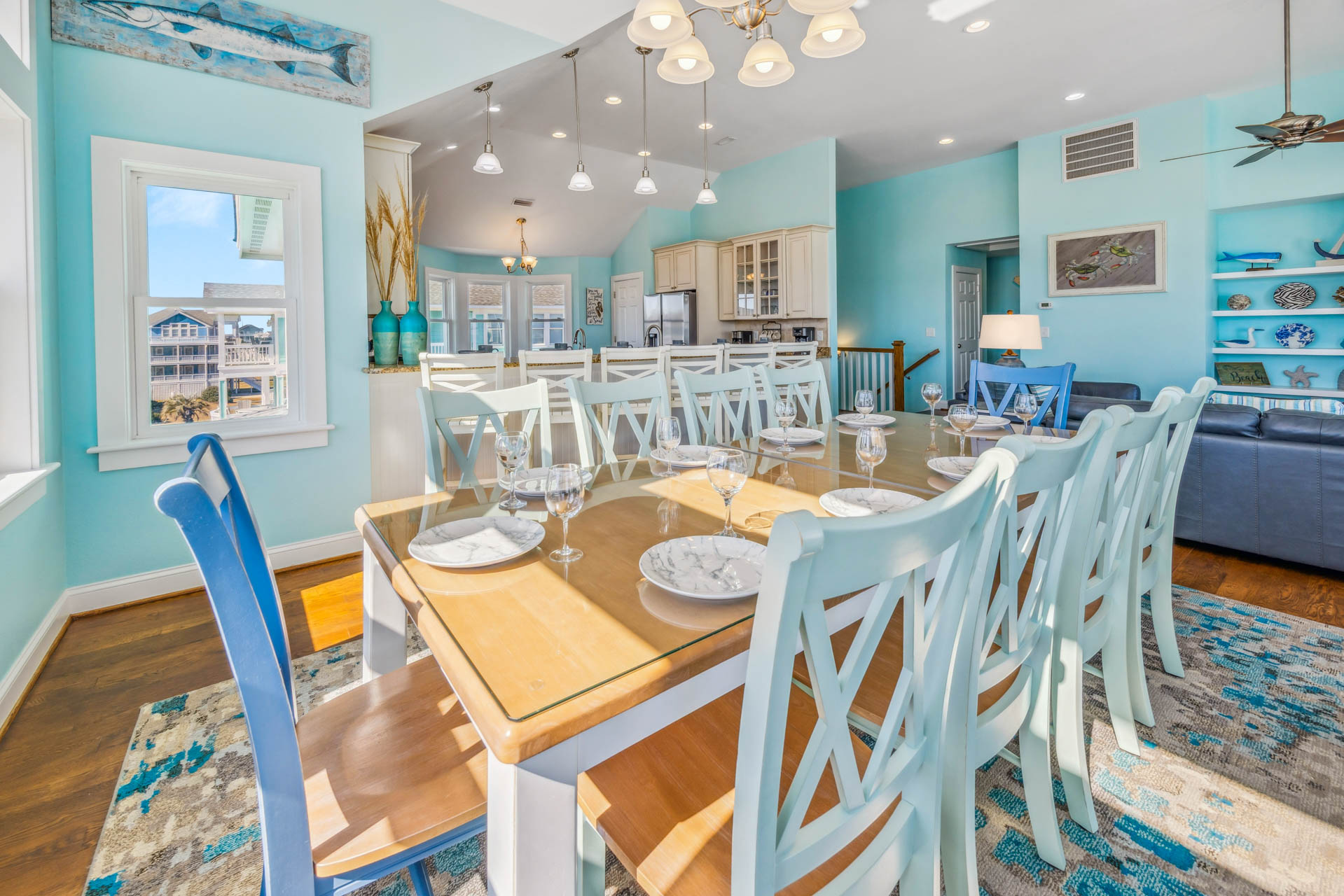 Surf Or Sound Realty 867 Caribbean Paradise Dining Area 3