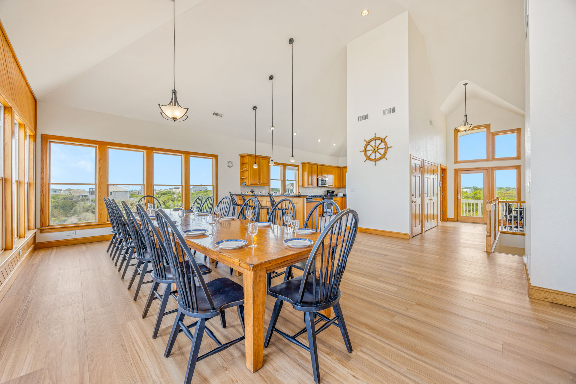 Surf Or Sound Realty 1251 Whispering Sands Dining Area 4